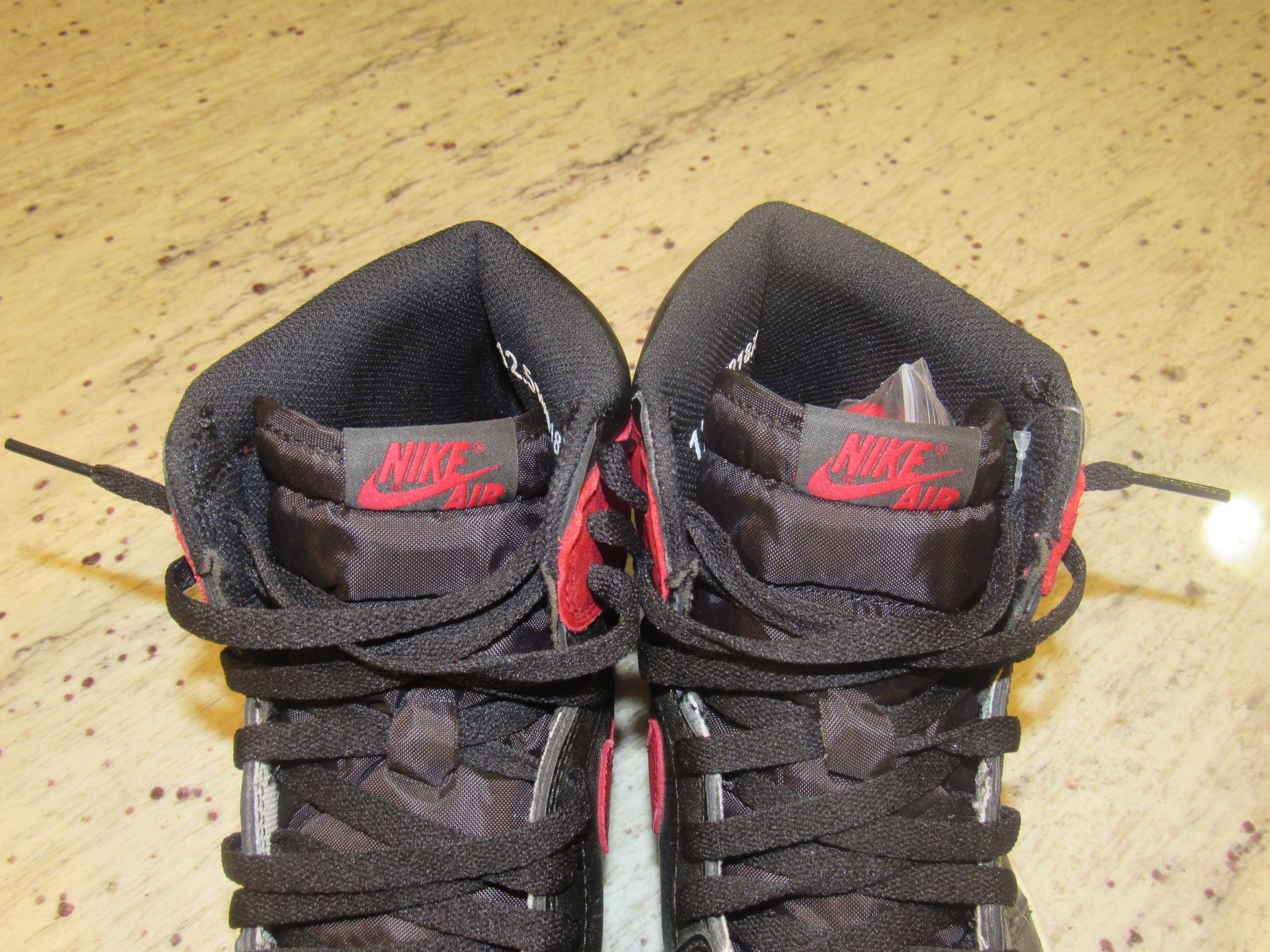 Jordan Brand × Nike Air Jordan 1 'Banned' 2016 Size US 12.5 / EU 45-46 - 9 Thumbnail