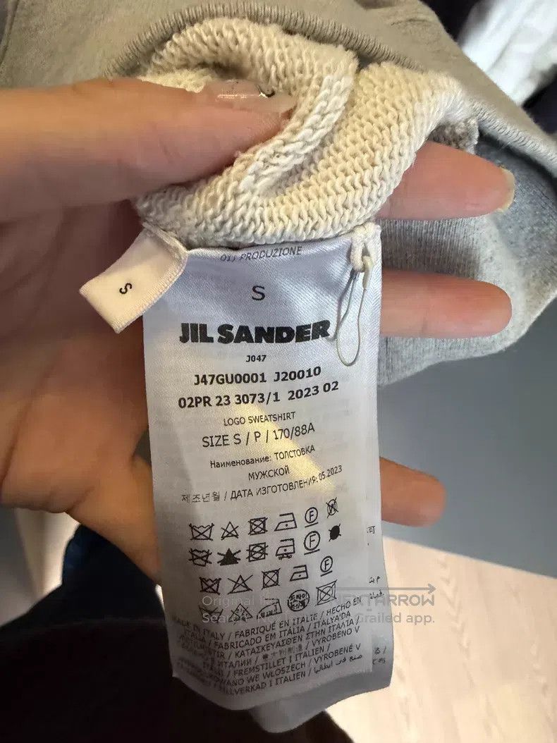 Jil Sander Jil Sander Grey crew neck sweatshirt Size S / US 4 / IT 40 - 3 Thumbnail