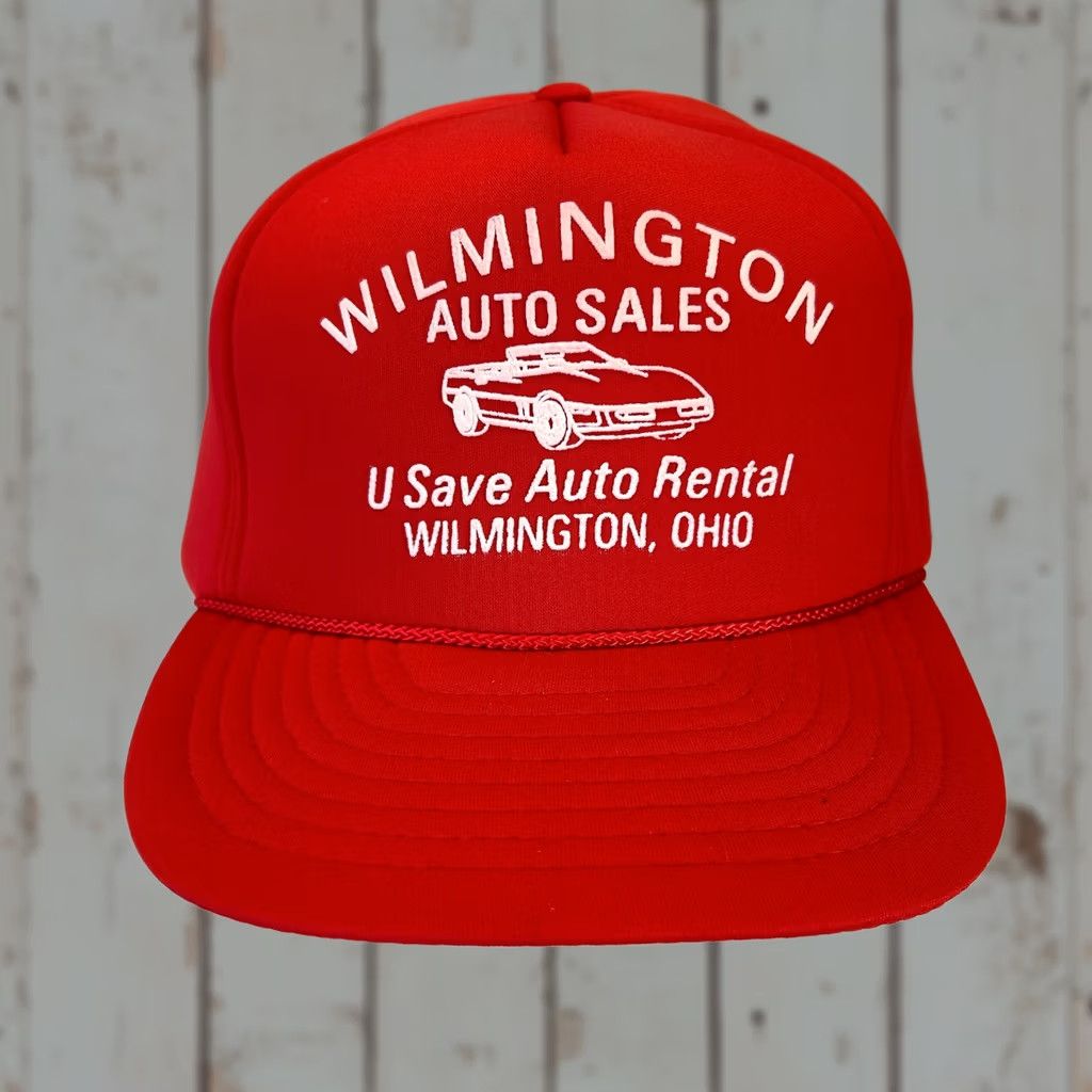 Vintage VINTAGE Madhatter Trucker Hat Red Foam Cars 80s 90s USA Adjustable Men One Size Size ONE SIZE - 1 Thumbnail