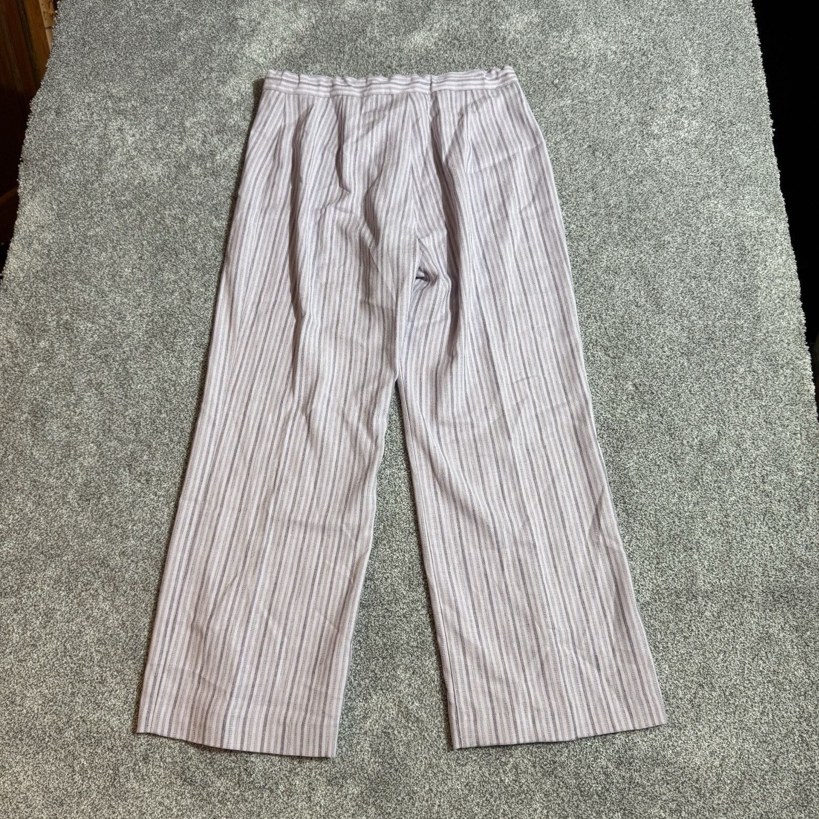 Other Vintage 90s Y2K Pants Womens 16 Pinstripe Wide Leg Preppy Size 38" / US 16 / IT 52 - 9 Thumbnail