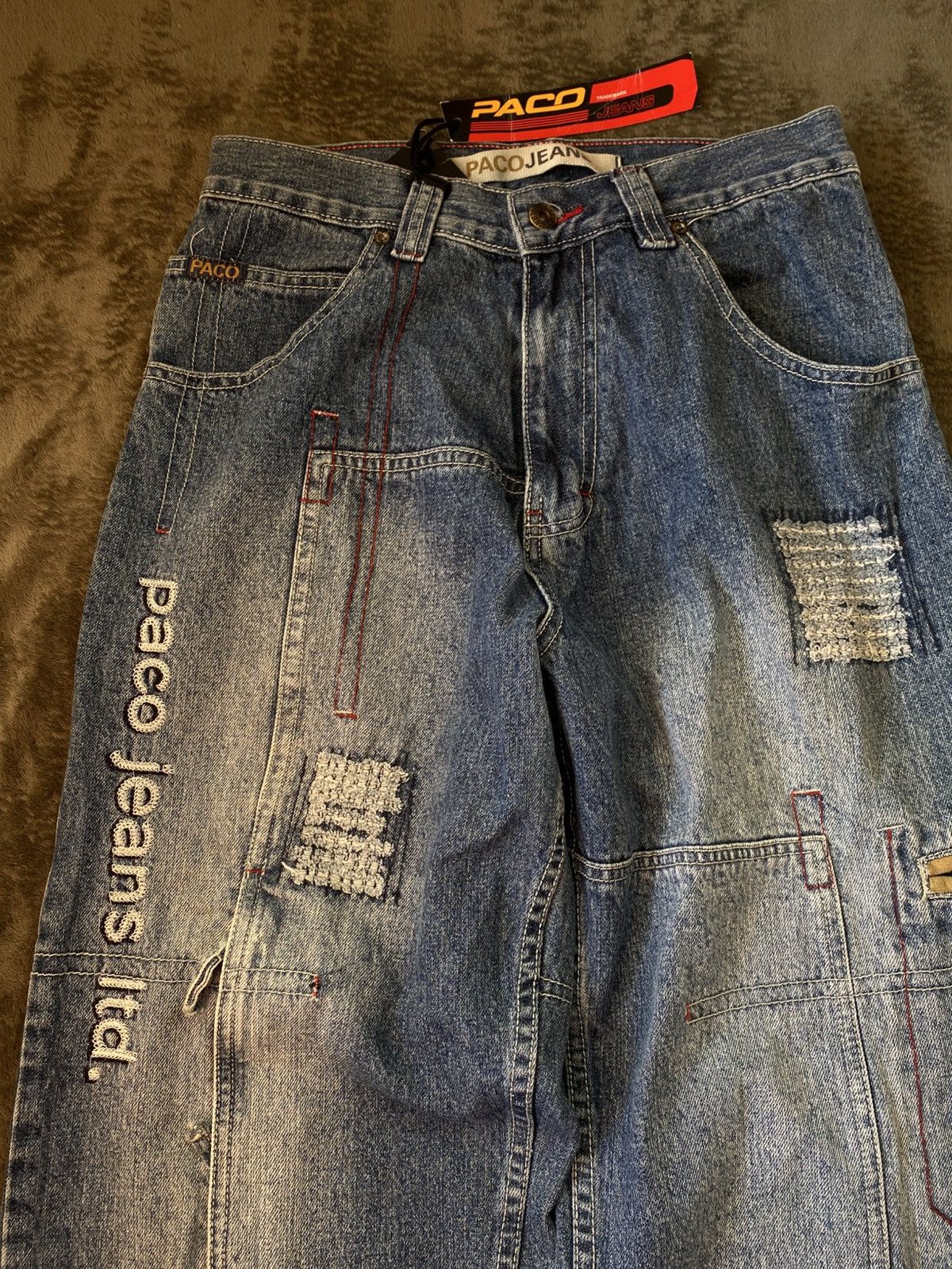 Japanese Brand Paco X JNCO Rap LTD Y2K Wide Rap Skate Vintage Jeans Size US 30 / EU 46 - 4 Thumbnail