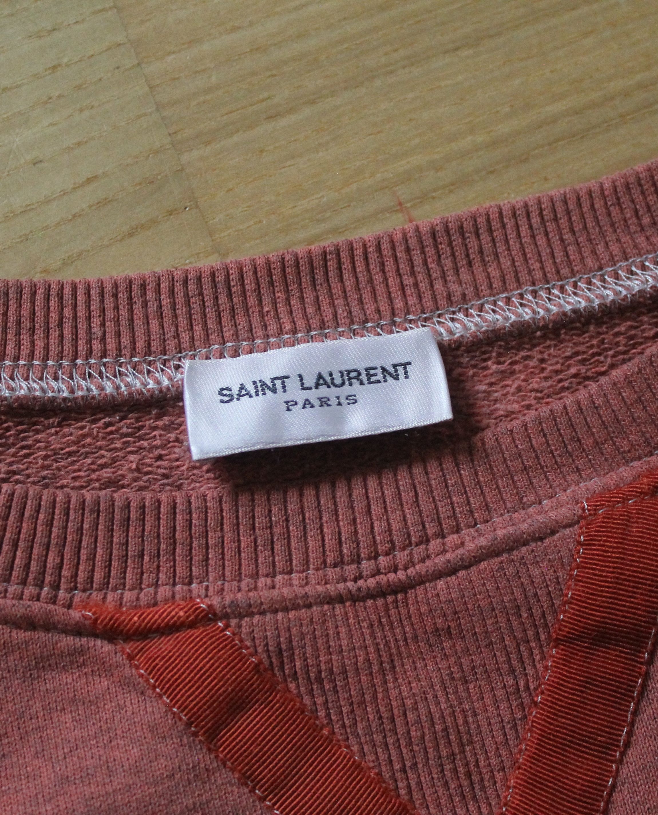 Saint Laurent Paris Saint Laurent Paris Sweatshirt Size US S / EU 44-46 / 1 - 7 Thumbnail