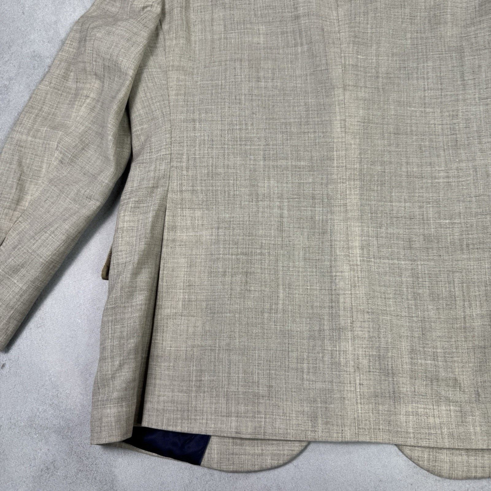 Hackett J.P. Hackett 14 Savile Raw Loro Piaba Ink Suit Men 42r/52r Size 42R - 13 Thumbnail