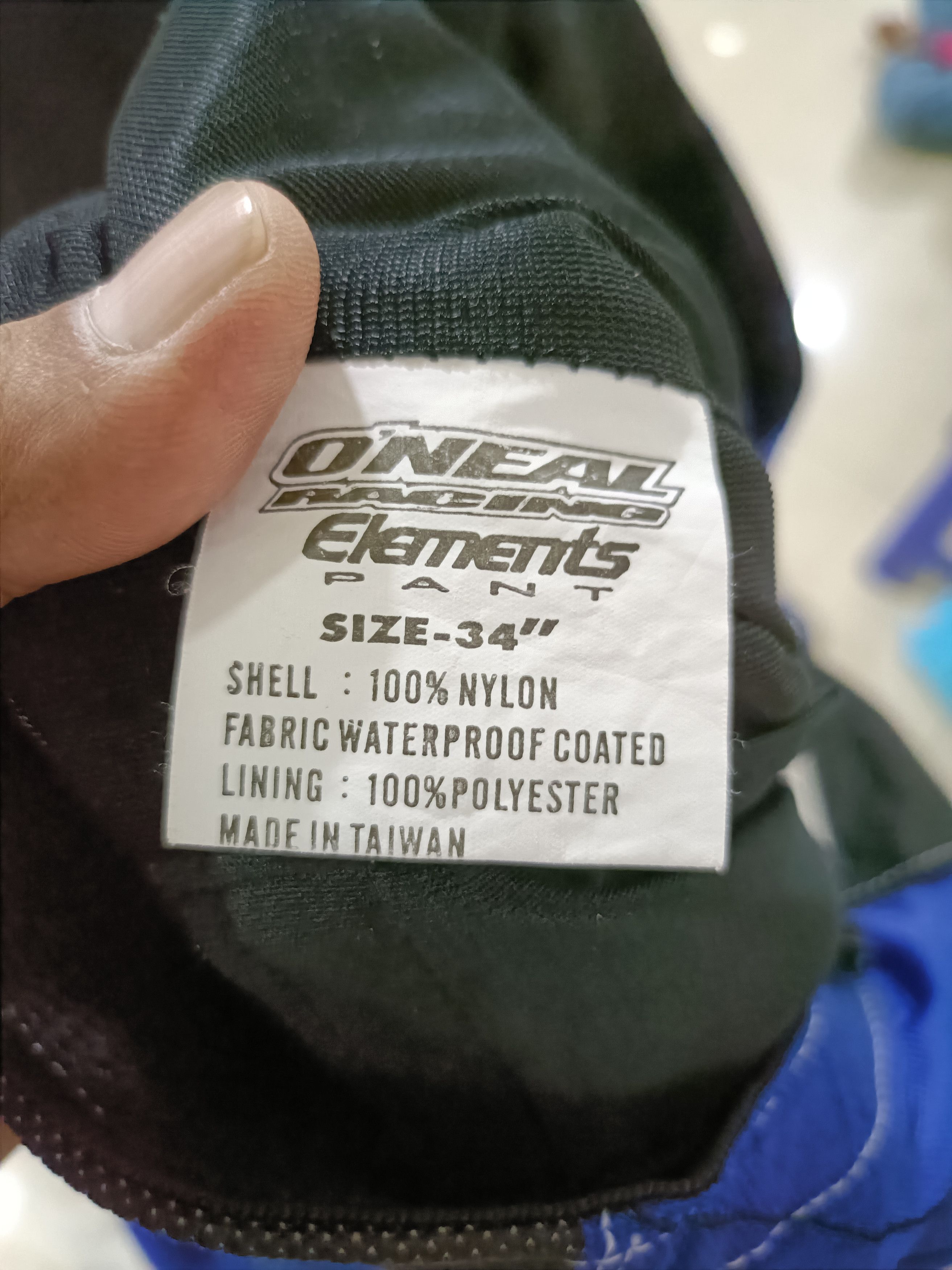 Other O'Neal element blue kevlar motocross pants Size US 34 / EU 50 - 8 Thumbnail
