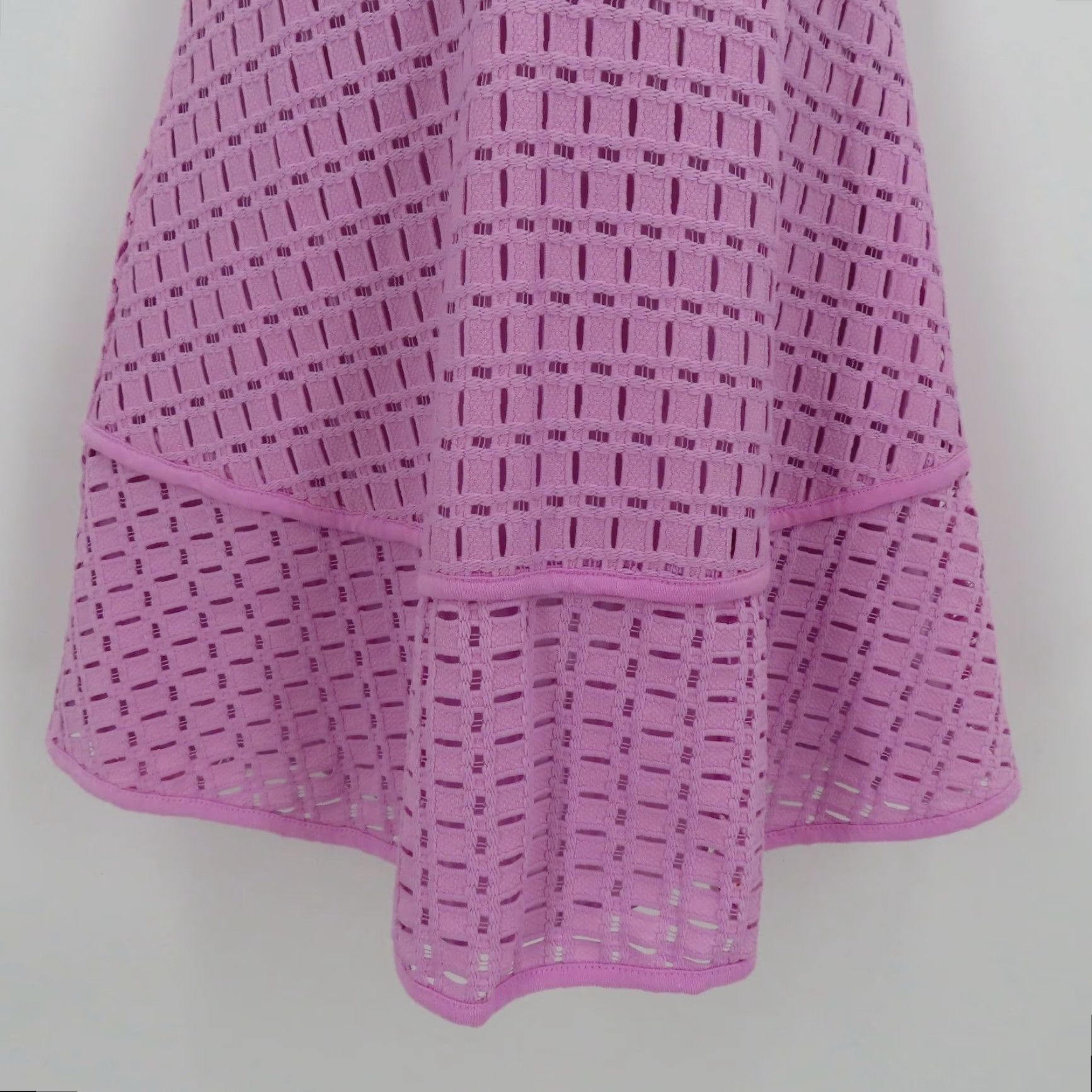 Vintage Cupcakes and Cashmere Womens 2 Purple Eyelet Lace Sleeveless A-Line Dress Summer Dress Size XS / US 0-2 / IT 36-38 - 3 Thumbnail