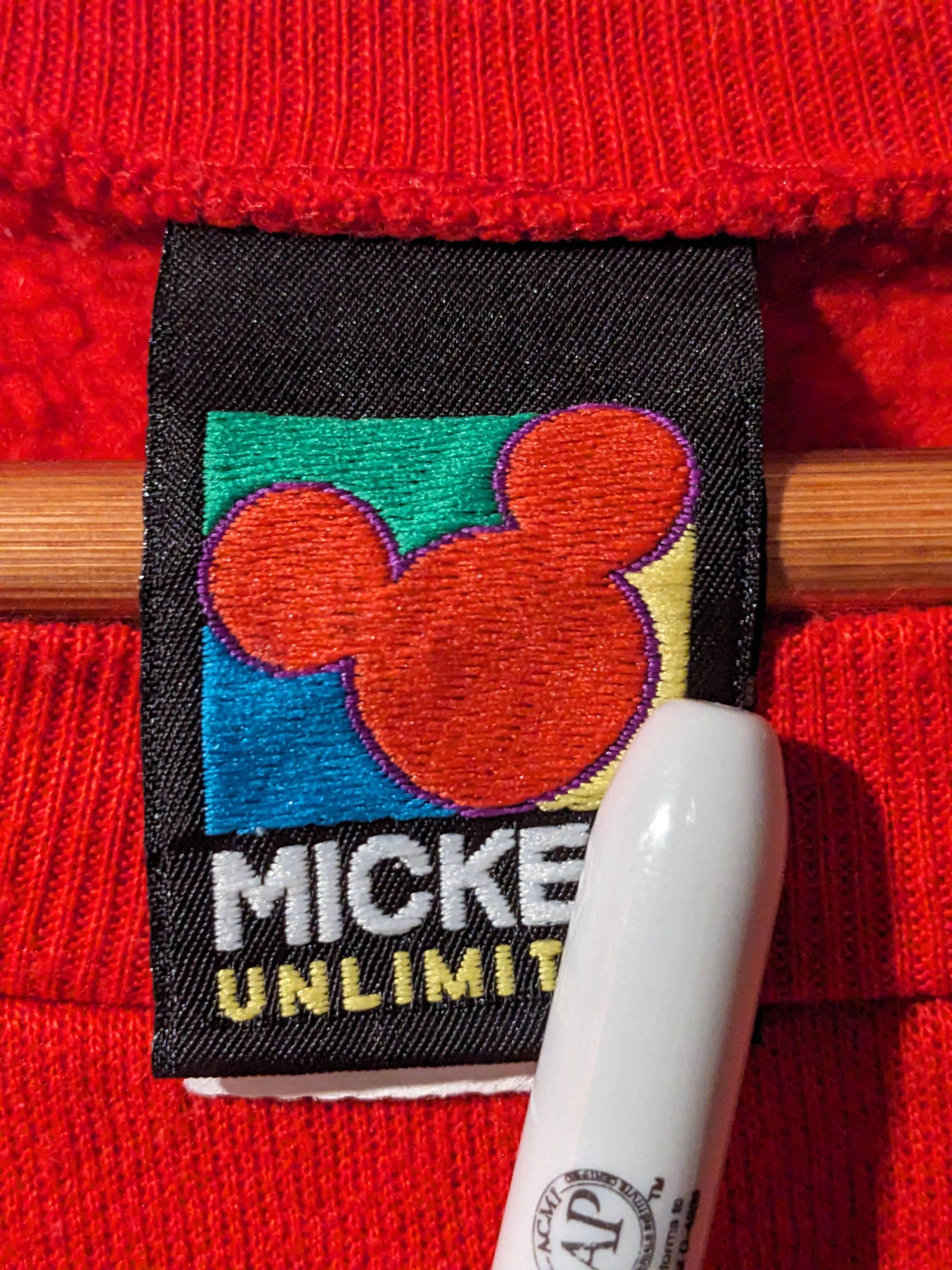 Mickey Mouse × Vintage Vintage 90s Mickey Mouse Legends Lightweight Sweatshirt Size US XXL / EU 58 / 5 - 3 Thumbnail