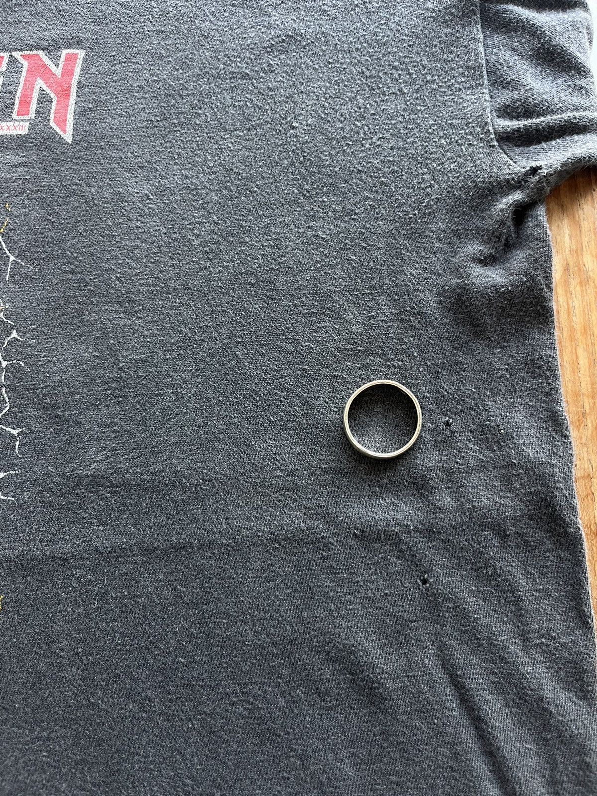 Band Tees × Iron Maiden × Vintage Vintage IRON MAIDEN The Number of the Beast 80’s jump Tshirt Size US L / EU 52-54 / 3 - 11 Thumbnail