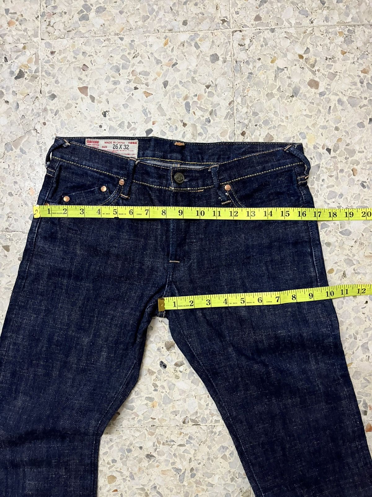 Japanese Brand Vintage Yamane selevedge bell bottom Jeans Size 31" - 11 Thumbnail