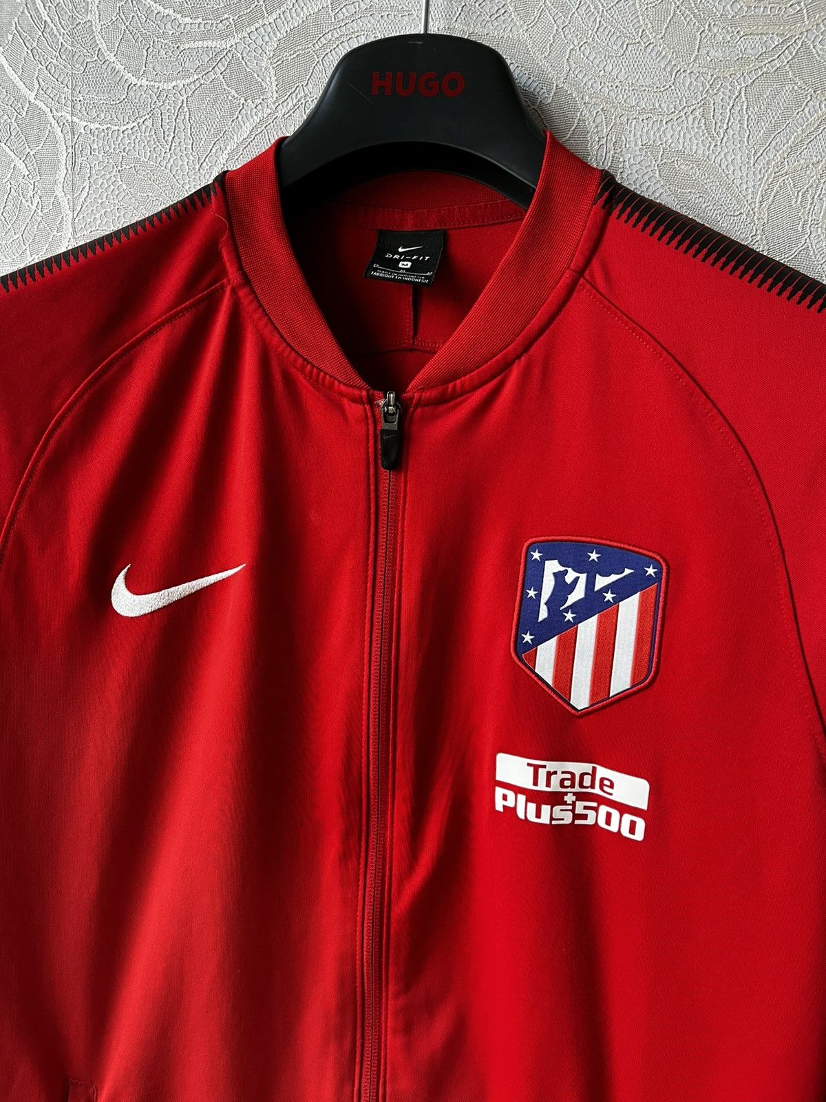 Nike Nike Atletico Madrid FC 2017/18 Football Track Jacket Red M Size US M / EU 48-50 / 2 - 2 Thumbnail