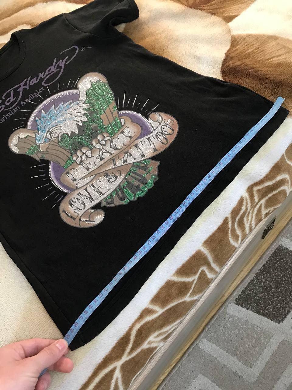Ed Hardy 🔥 Vintage Ed Hardy Christian Audigier Affliction T Shirt Y2K Size US M / EU 48-50 / 2 - 13 Thumbnail