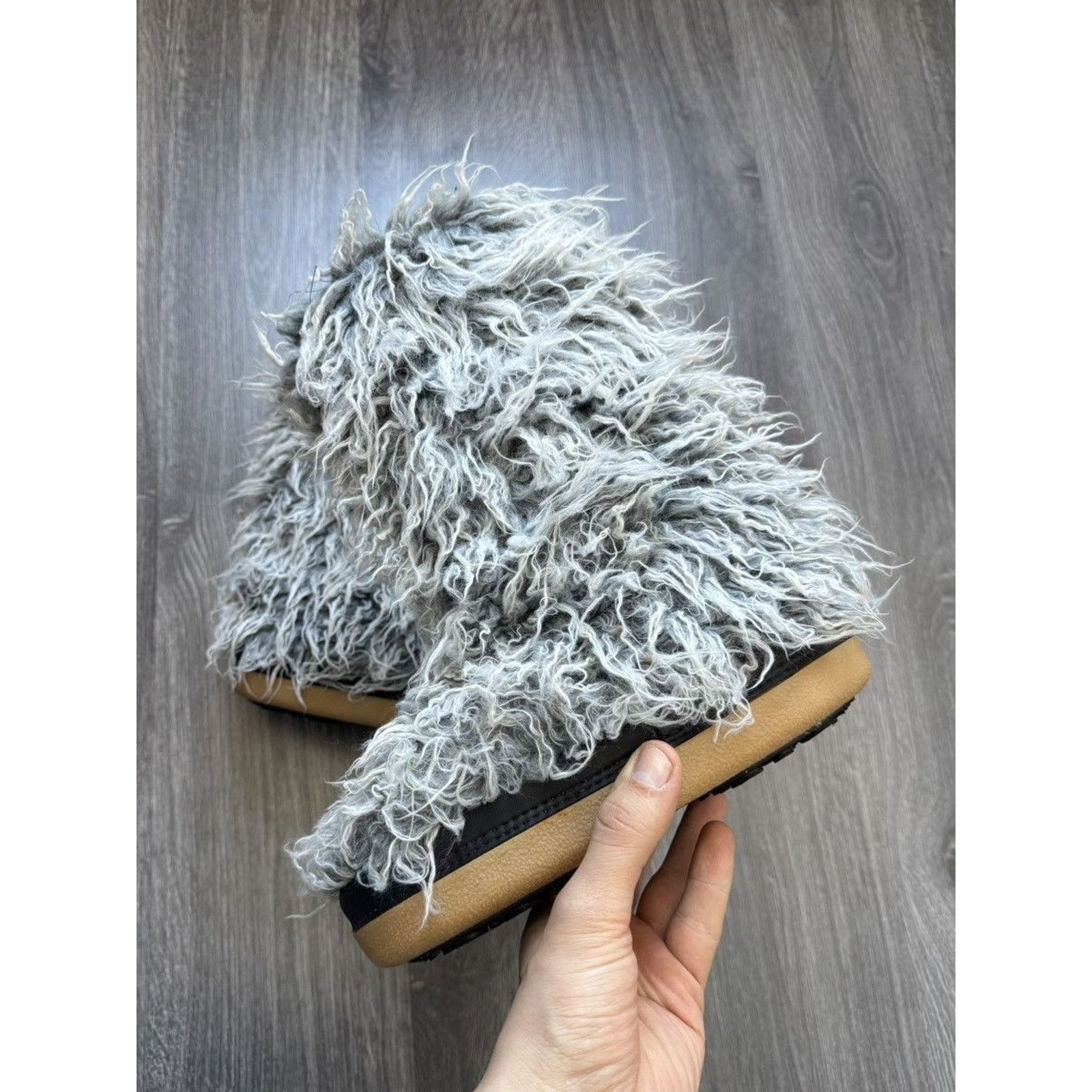 Japanese Brand × Moon Boot × Vintage 90s Vintage Modes Moon Boots Style Yeti Fur Boots Size US 6 / IT 36 - 2 Thumbnail