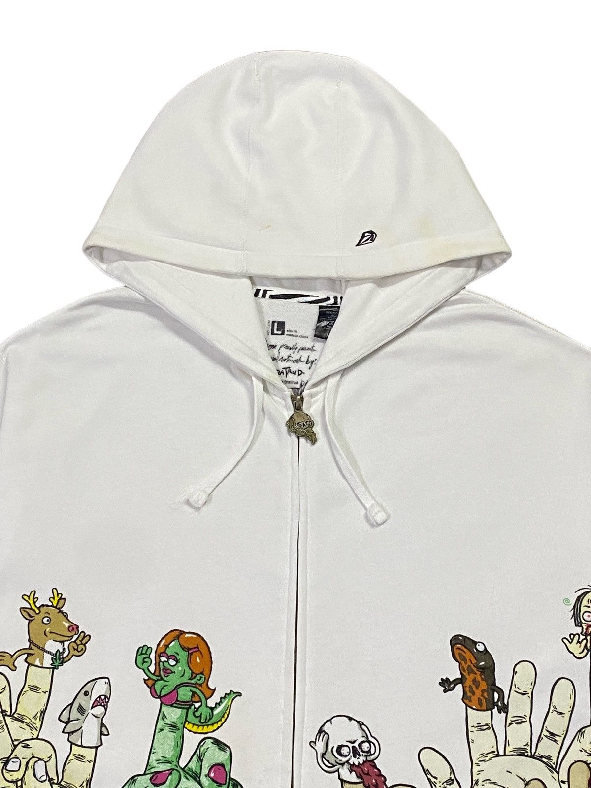 Todd Bratrud × Volcom Rare🔥Volcom X Todd Bratrud Fingers Hoodie Size US L / EU 52-54 / 3 - 16 Thumbnail