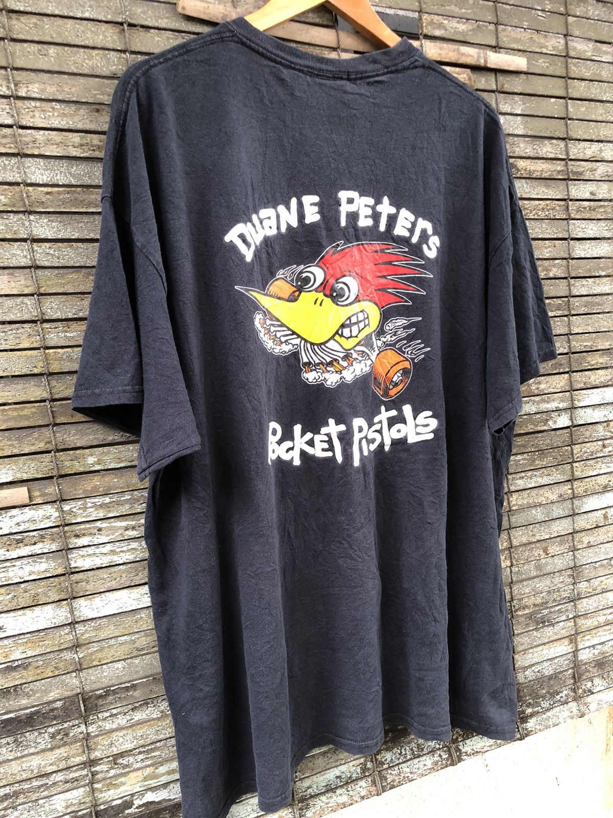 Vintage 🔥Vintage 90s🔥PPS Duane Peters Pocket Pistols Tshirts Size US XXL / EU 58 / 5 - 2 Thumbnail