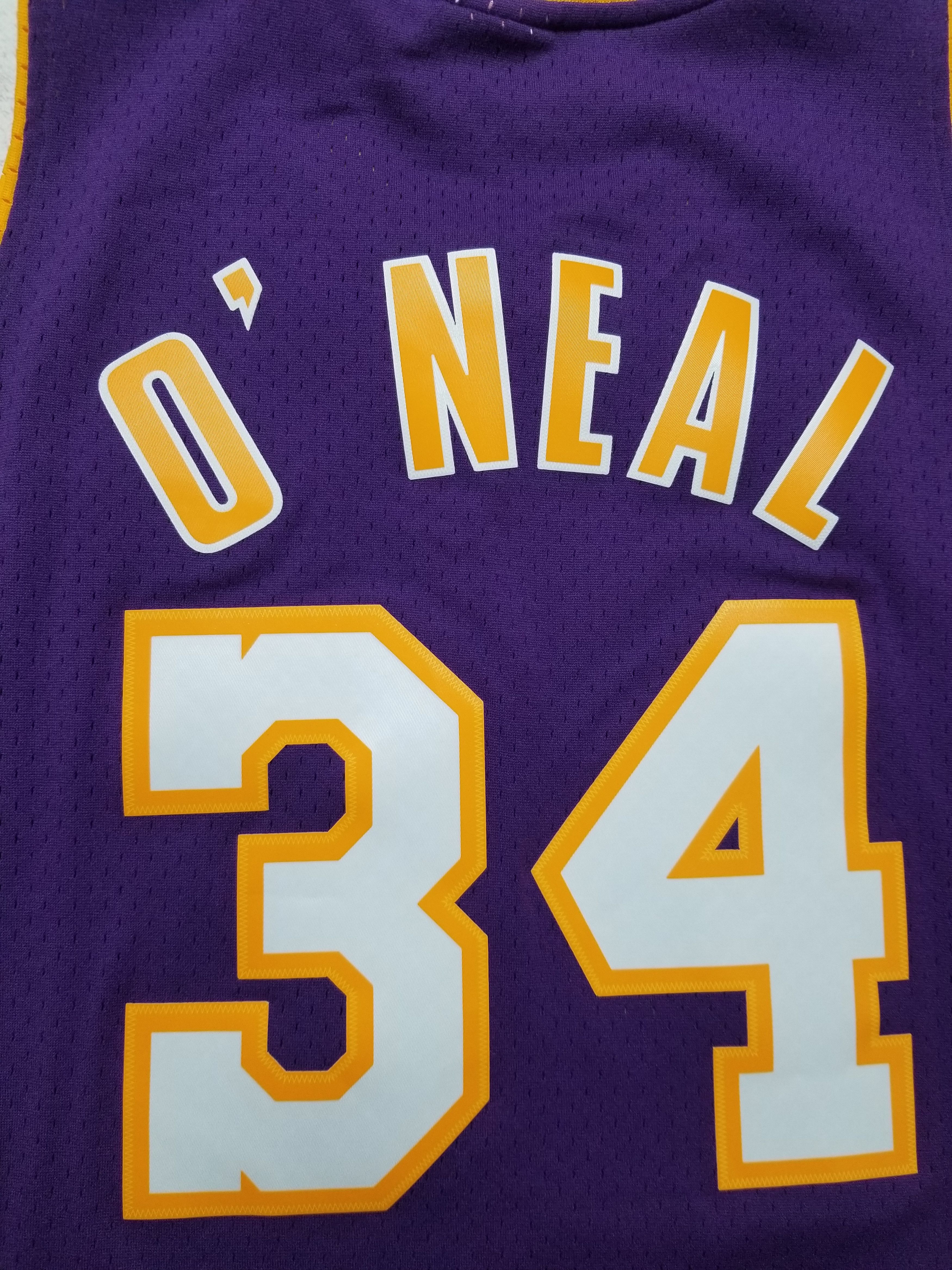 Mitchell & Ness Mitchell & Ness Los Angeles Lakers O'Neal 34 NBA Jersey Size US XL / EU 56 / 4 - 6 Thumbnail