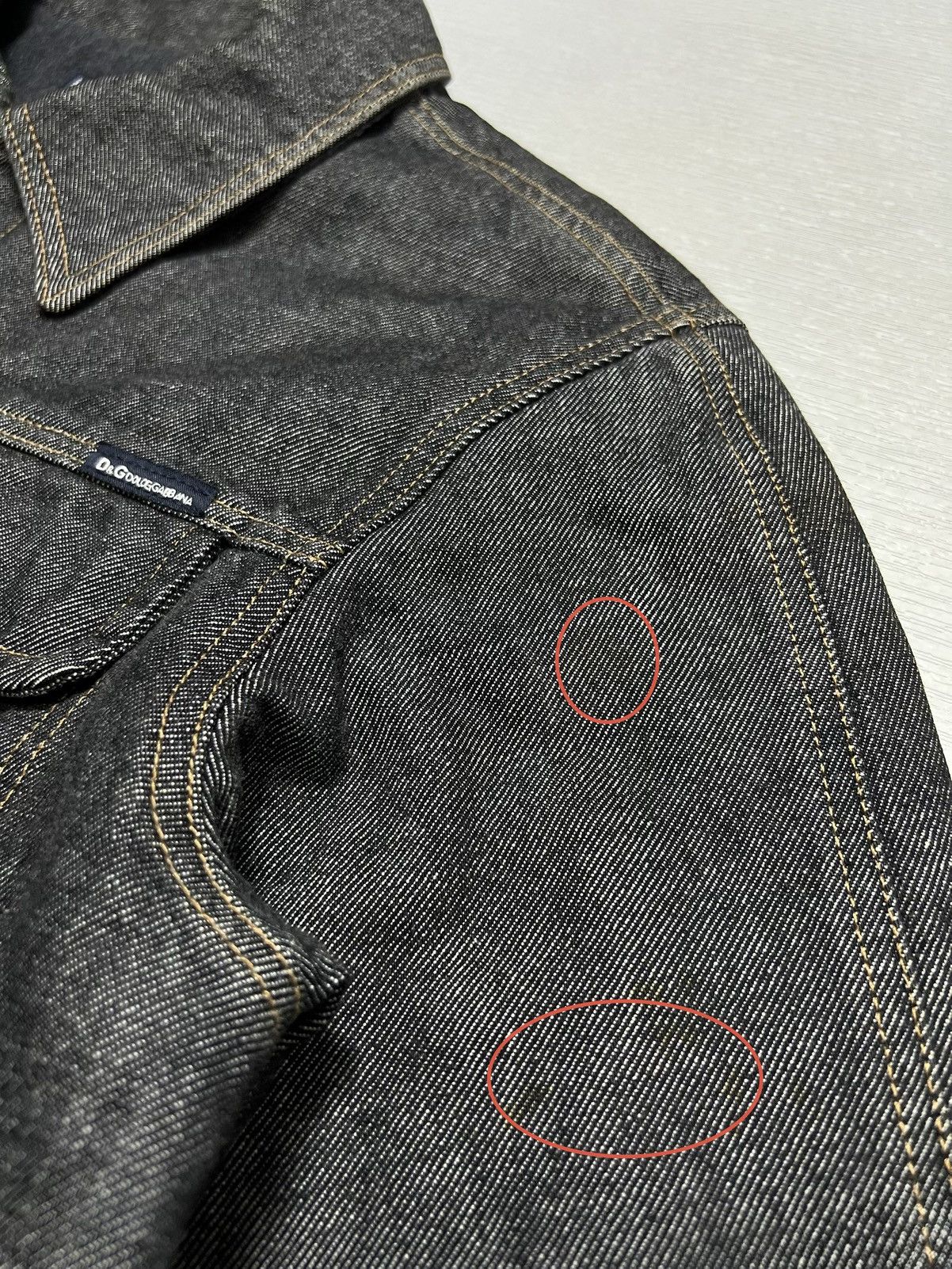 Dolce & Gabbana Dolce & Gabbana - AW03 Velcro Denim Biker Jacket Size US L / EU 52-54 / 3 - 18 Thumbnail