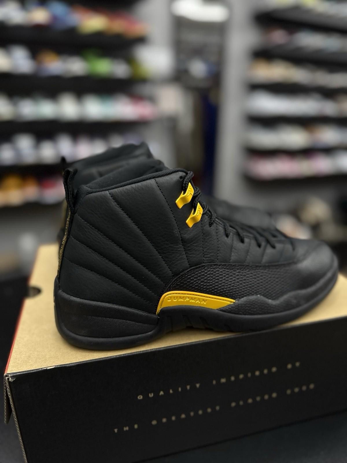 Jordan Brand Air Jordan 12 Black Taxi Retro Size 11 2022 CT8013-071 Size US 11 / EU 44 - 3 Thumbnail