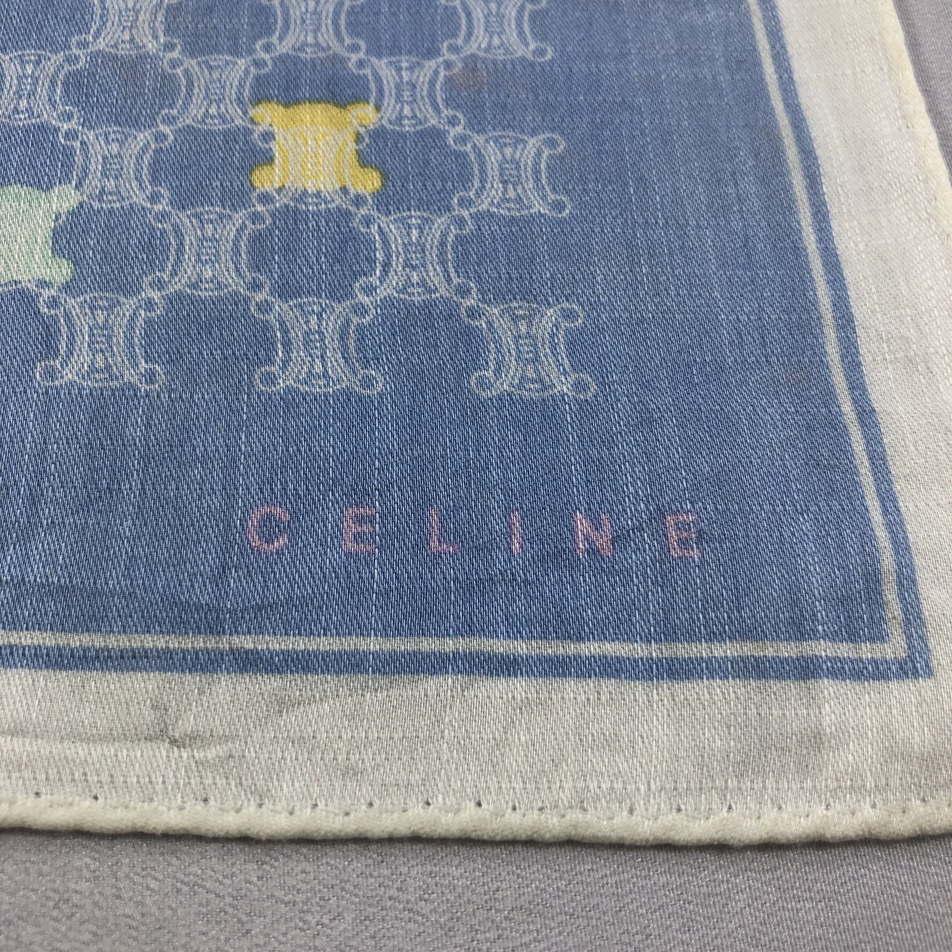Celine Celine Handkerchief Neckerchief Bandana H1480 Size ONE SIZE - 4 Thumbnail