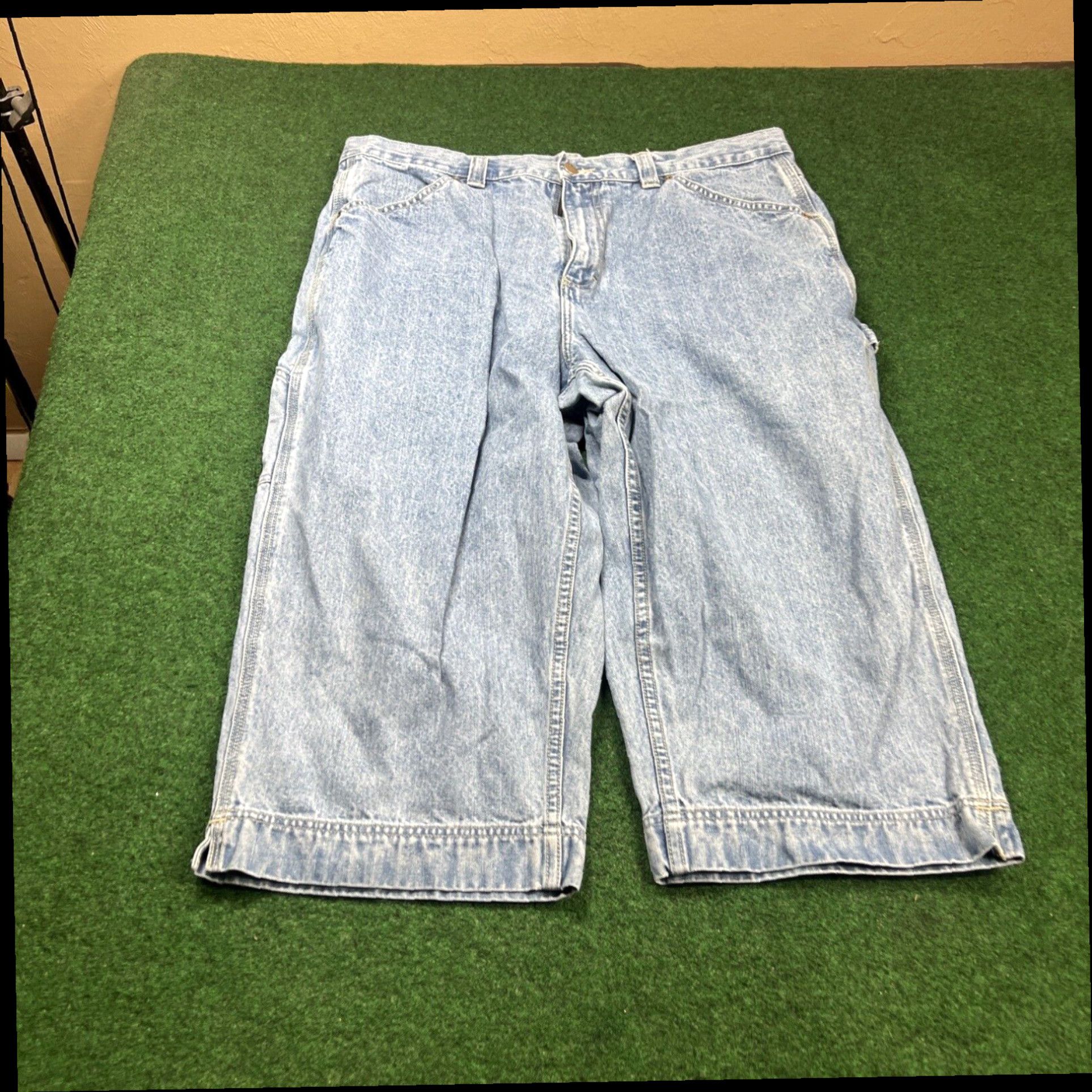 Lee Riveted by Lee Capri Carpenter Blue Size 18 36x18 Size ONE SIZE - 1 Thumbnail