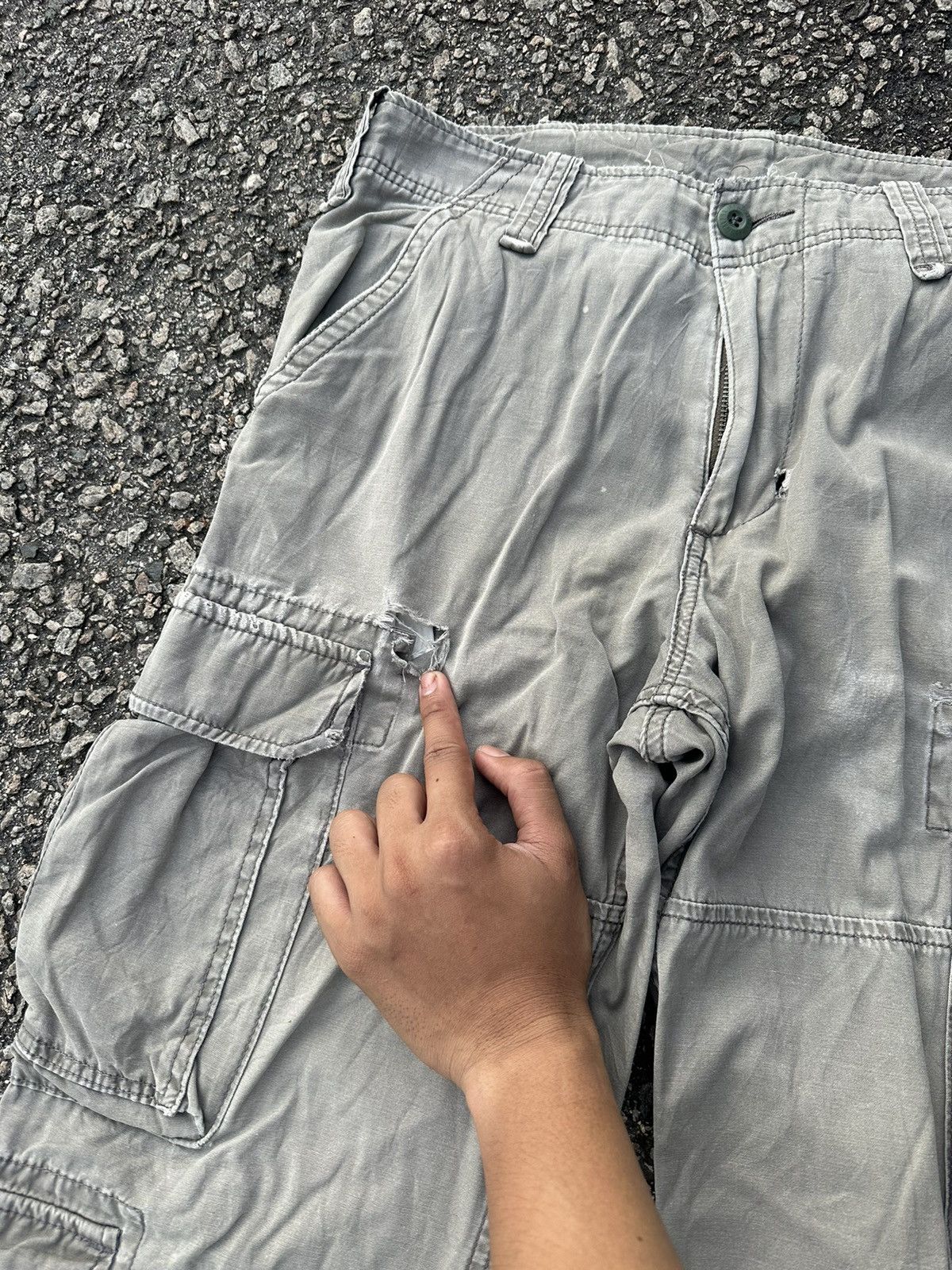 Alpha Industries CARGO PANTS ALPHA INDUSTRIES VINTAGE JAPANESE BRANDED Size US 31 - 7 Thumbnail