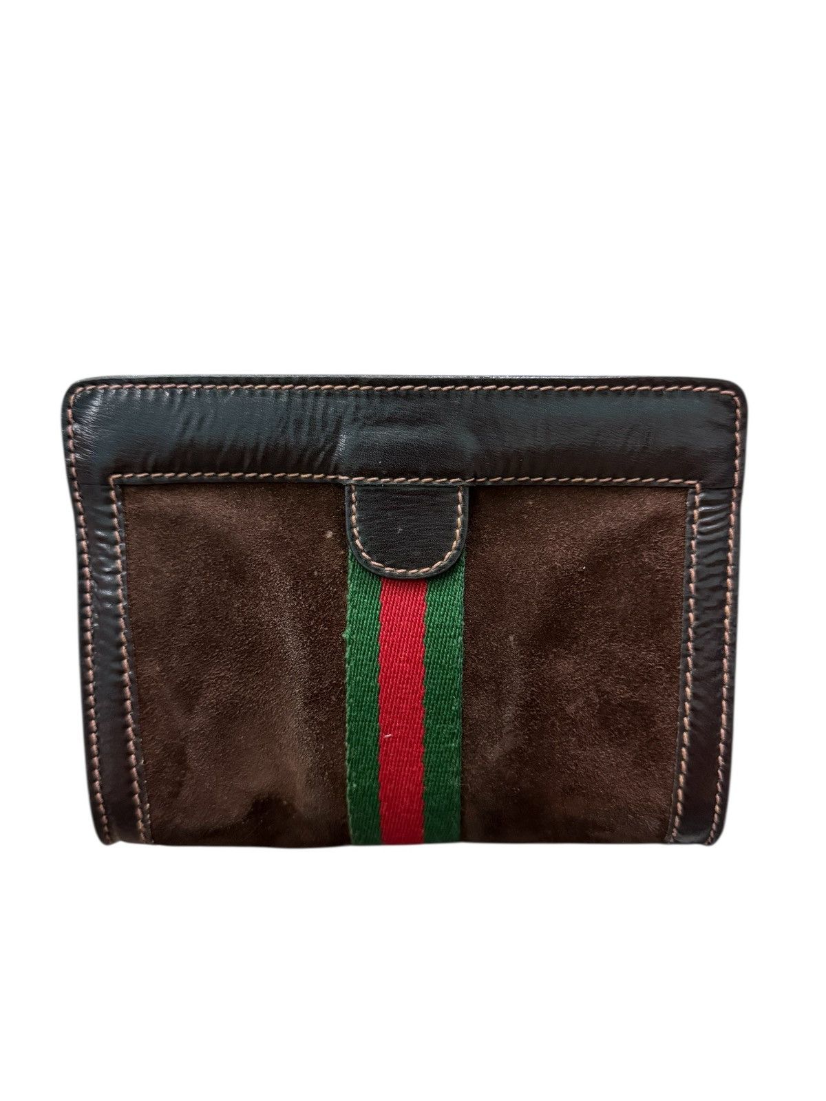 Gucci RARE VINTAGE GUCCI PARFUMS MINI SUEDE POUCH/CLUTH BAG Size ONE SIZE - 10 Thumbnail