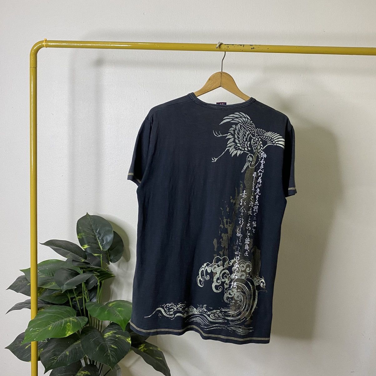 Japanese Brand Sukajan Motive Ed Hardy Karakuri Tamashii Style T Shirt Size US L / EU 52-54 / 3 - 7 Thumbnail