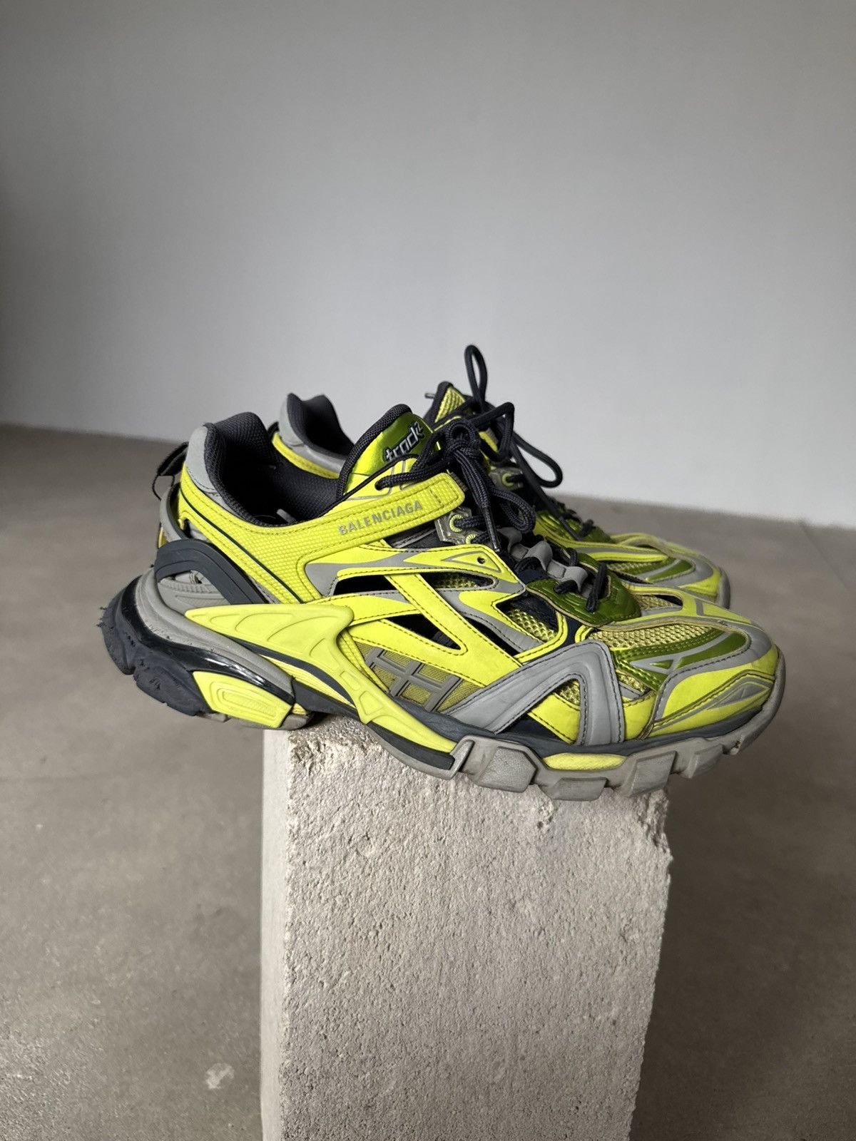 Balenciaga Balenciaga Track 2.0 Sneakers Green Grey Size US 8.5 / EU 41-42 - 16 Thumbnail