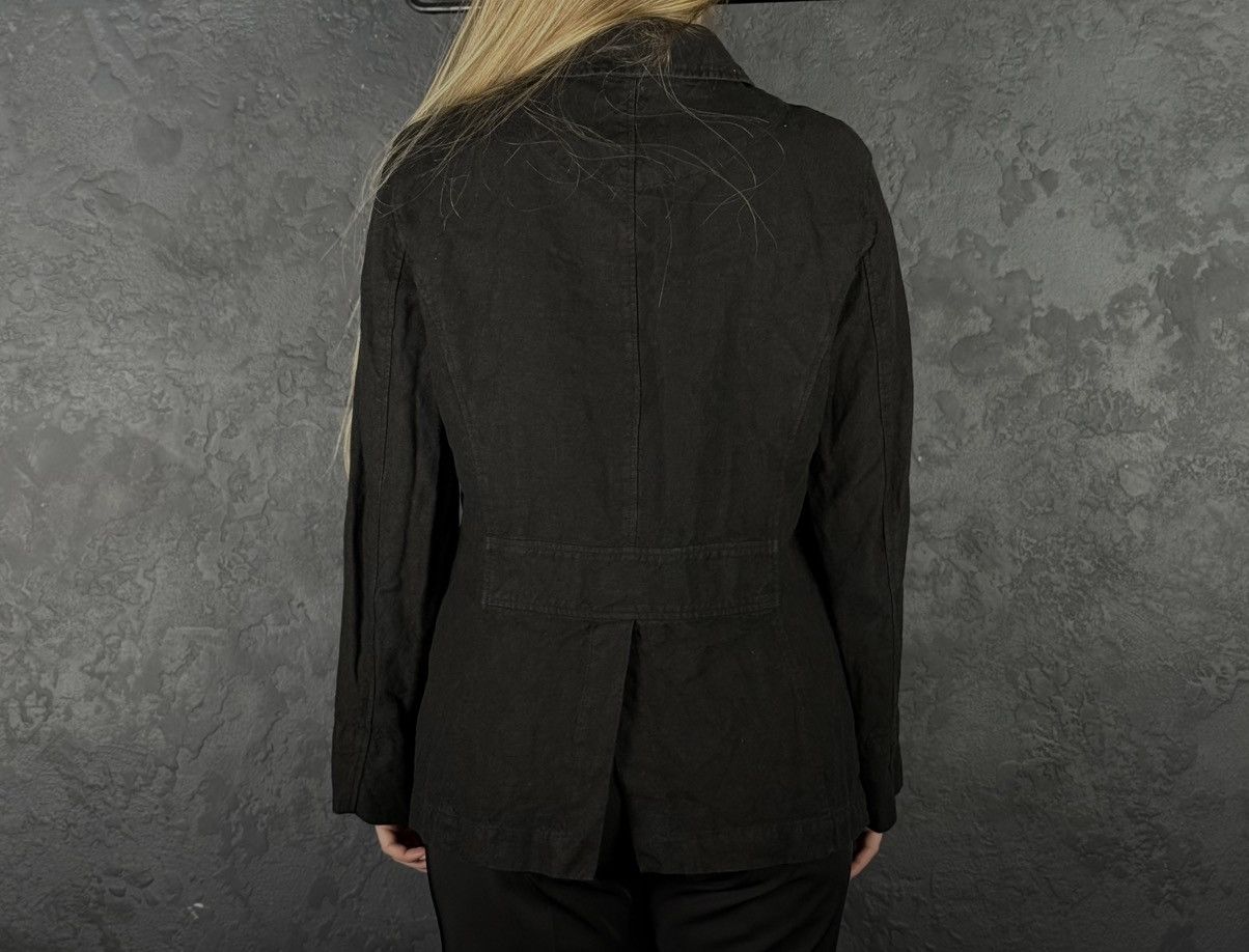 OSKA OSKA Black Light Linen Twill Button Front Jacket Sz1 Regular Size S / US 4 / IT 40 - 3 Thumbnail