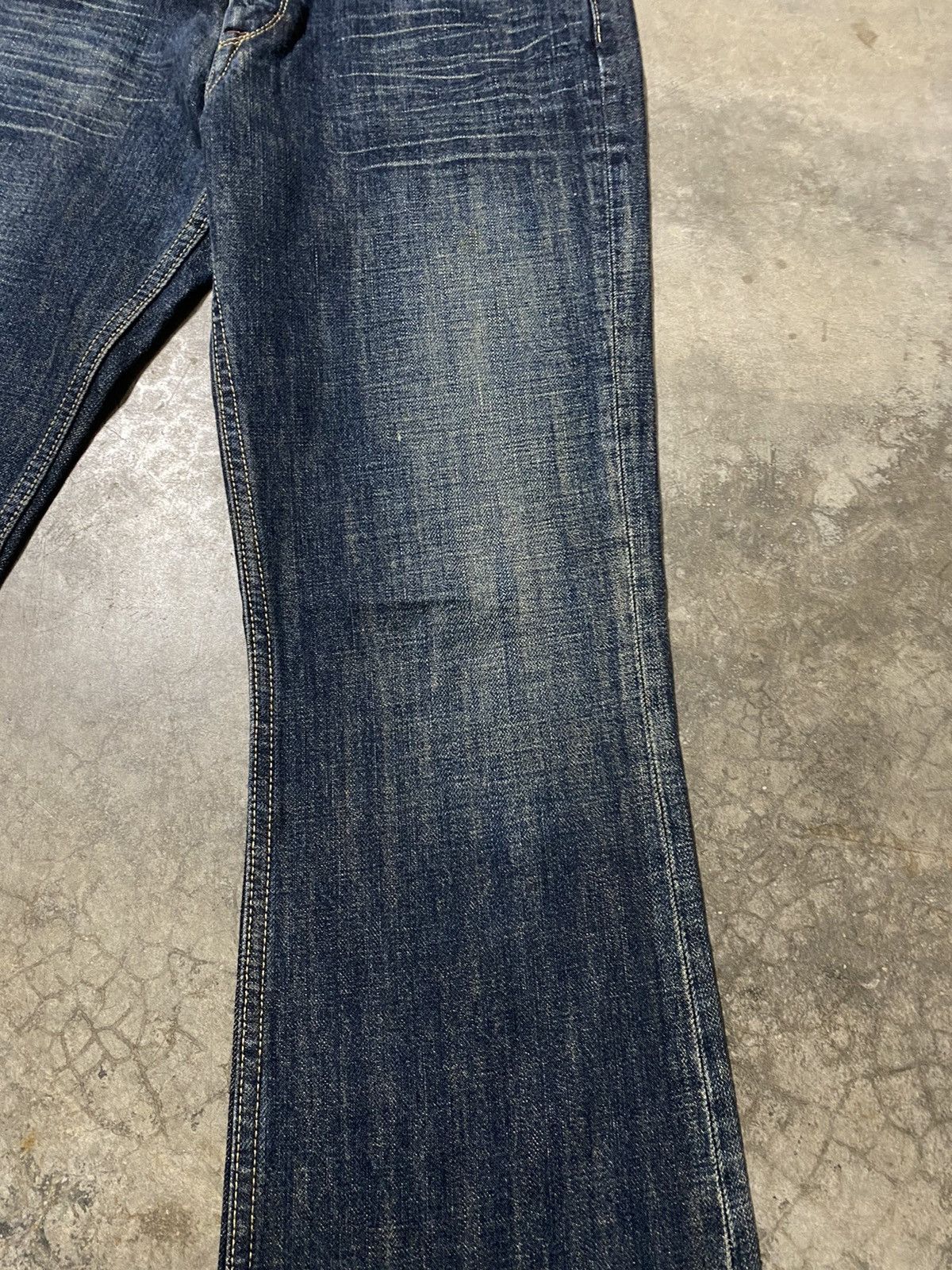 Hysteric Glamour × Japanese Brand Flare Jeans Japanese Rusty Sweet Camel Baggy Jeans Size US 31 - 11 Thumbnail