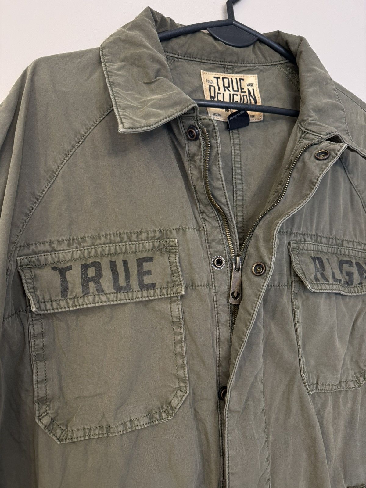 True Religion True Religion overshirt jacket light zip up vintage rare Size US M / EU 48-50 / 2 - 3 Thumbnail