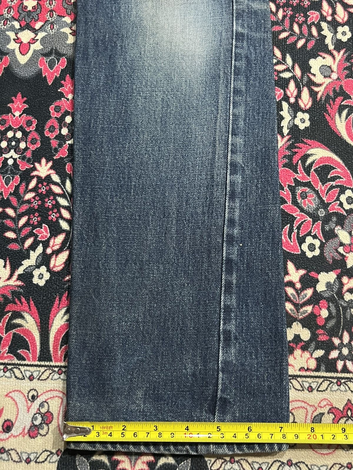 Paul Smith Red Ear Paul Smith Red Ear Distressed Selvedge Blue Washed Jeans Size US 30 / EU 46 - 17 Thumbnail