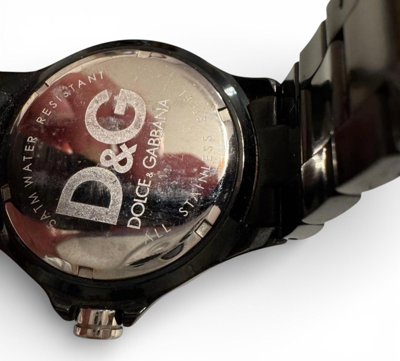 Dolce & Gabbana Dolce & Gabbana - Black Analog Wrist Watch with Metal Band Size ONE SIZE - 5 Thumbnail
