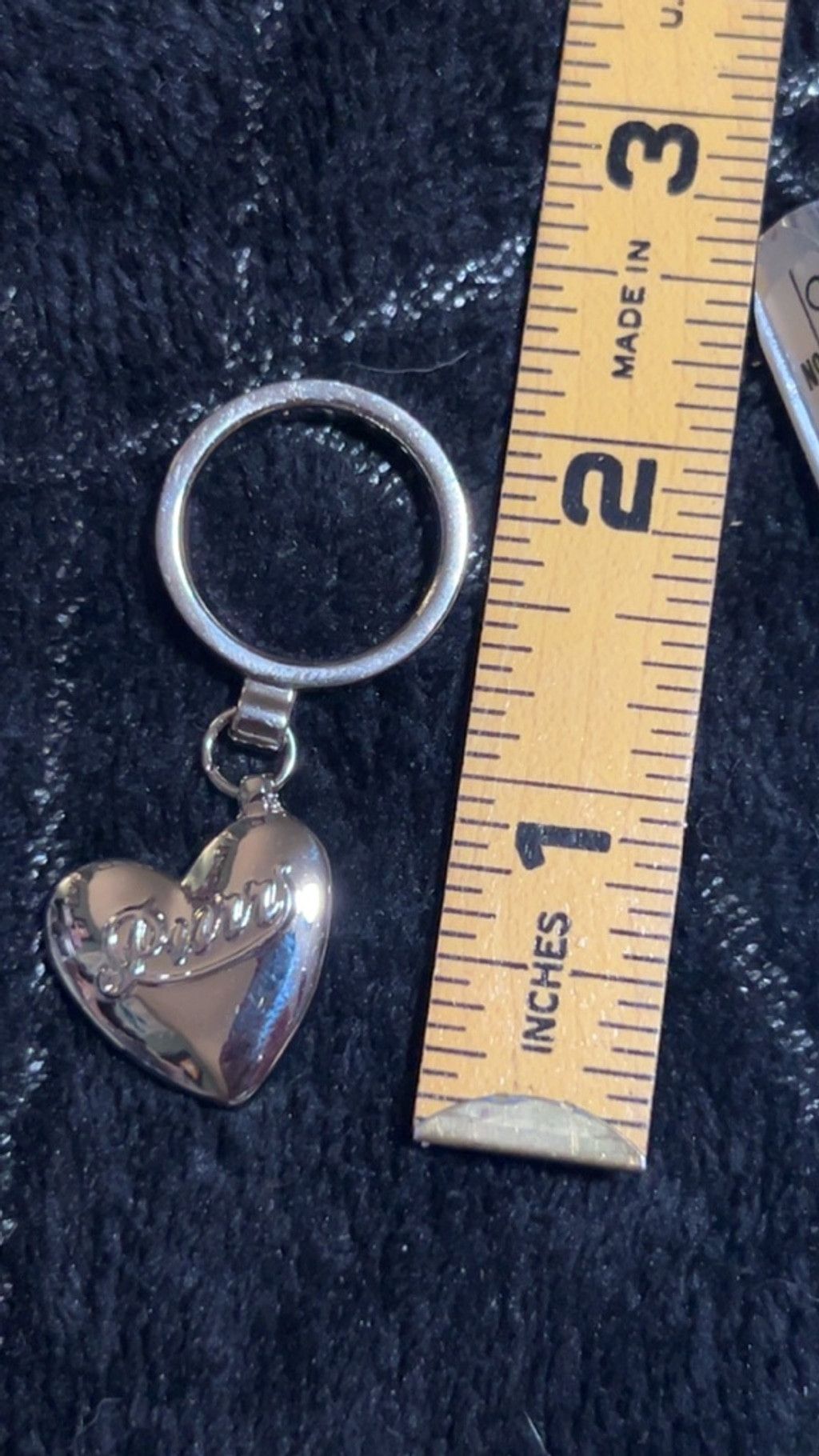 The Unbranded Brand Women's Unbranded Silver Heart Charm Ring, One Size Size ONE SIZE - 6 Thumbnail