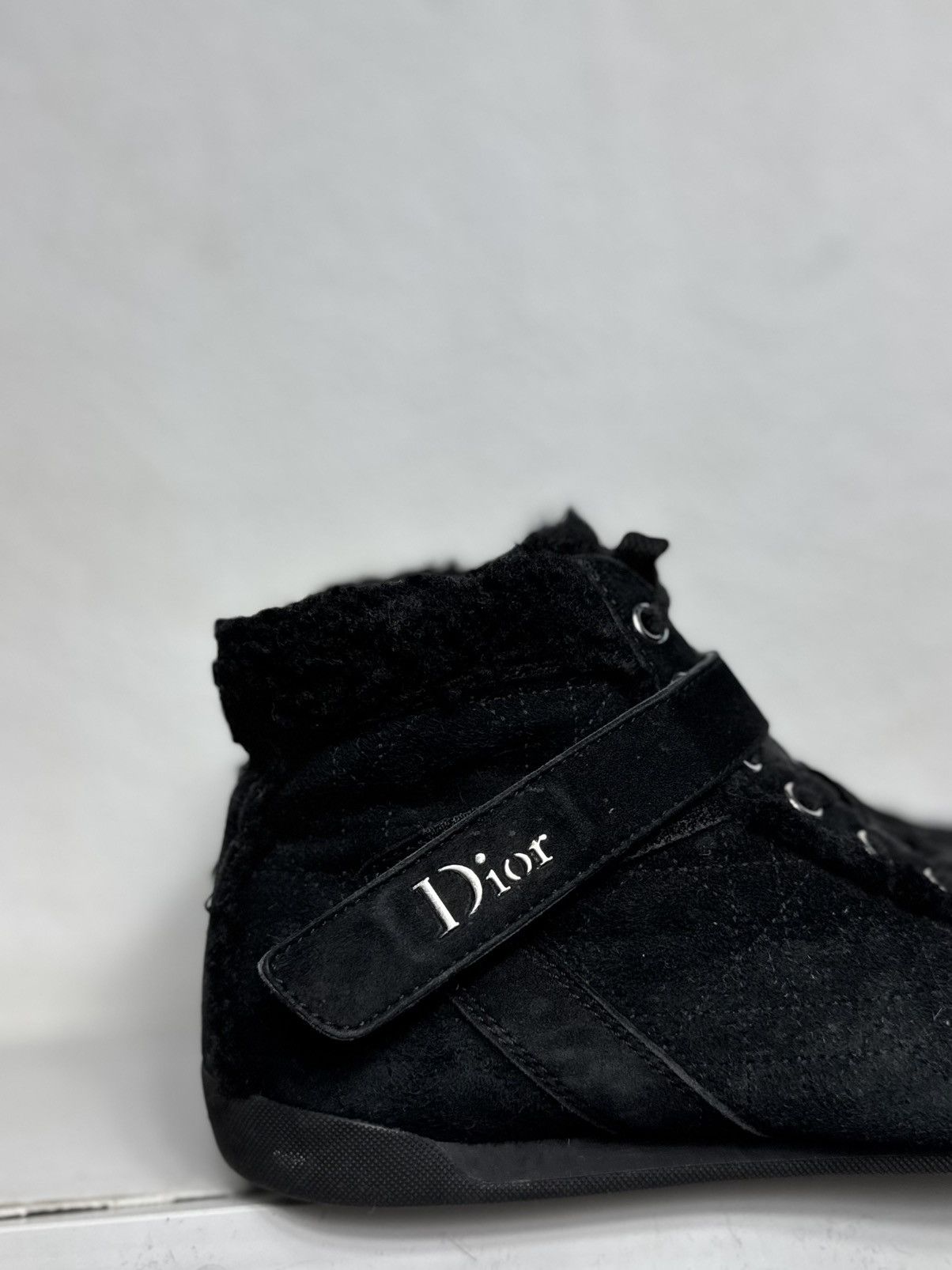 Dior Dior High Top Suede Sneakers Black Size 38 Luxury Vintage Size US 8 / IT 38 - 6 Thumbnail