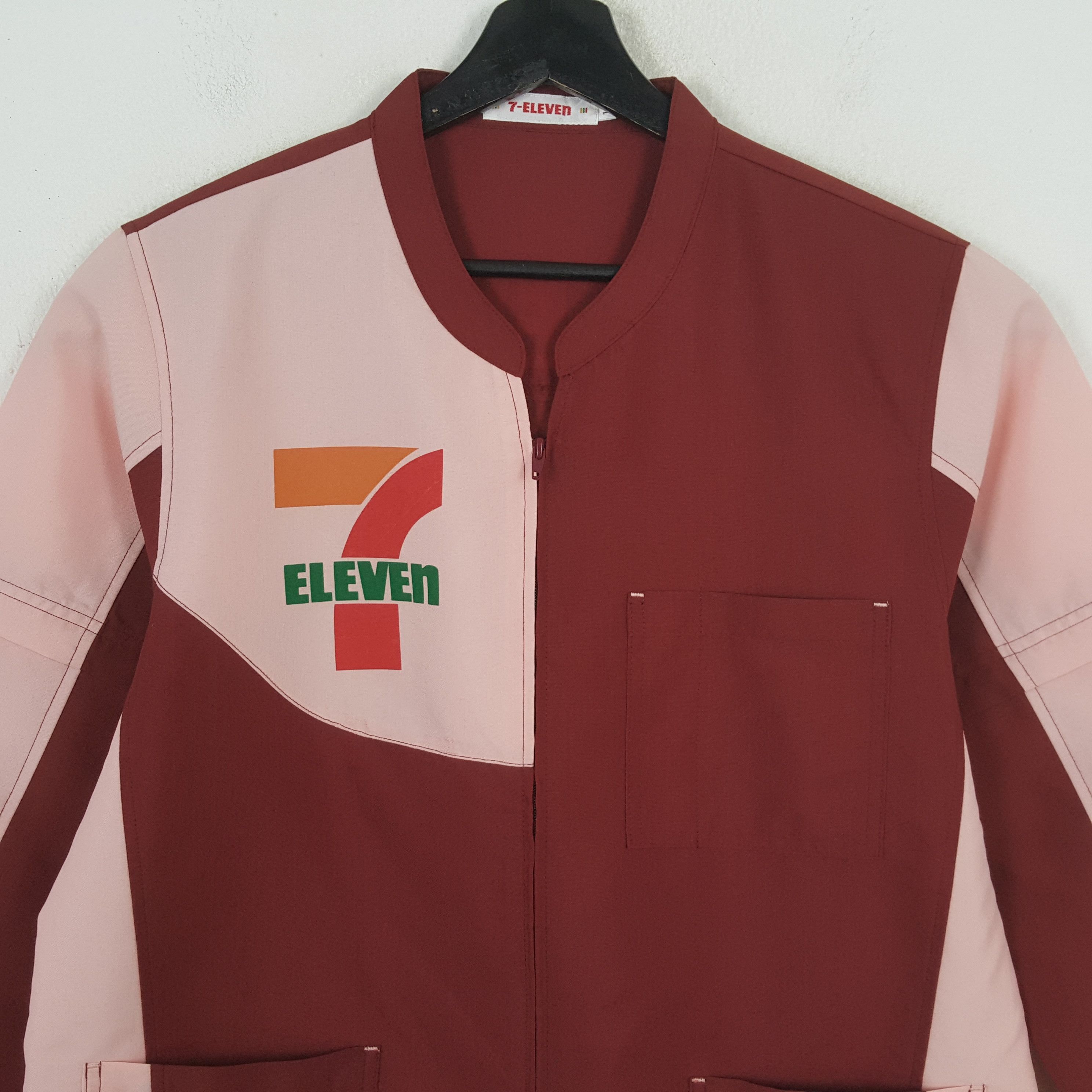 Vintage 7 Eleven Workwear Uniform Shirt Jacket Rr19 Size US M / EU 48-50 / 2 - 3 Thumbnail