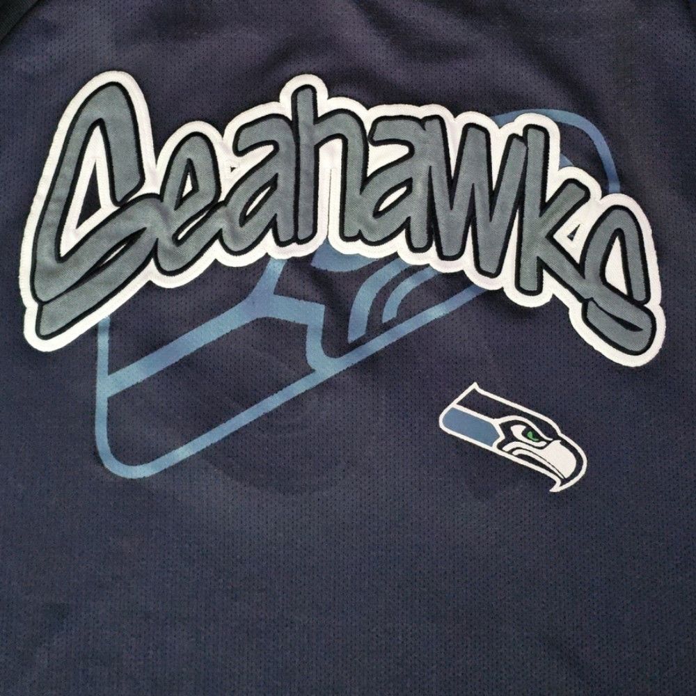 NFL No HudIdle NFL Seattle Seahawks Est 76 Throwback Jersey Siz Size US XXL / EU 58 / 5 - 5 Thumbnail