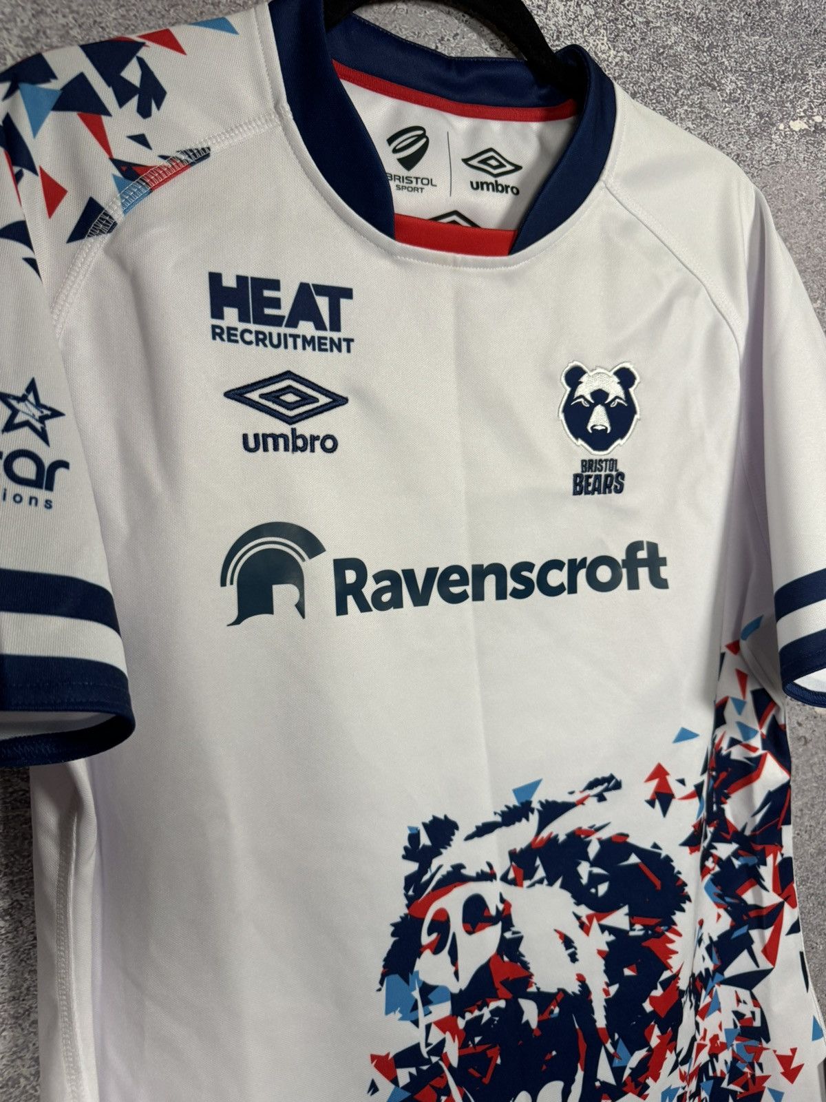 Umbro × Vintage Bristol Bears Rugby Away Cup Shirt 2021/22 Umbro Pro GPS top Size US L / EU 52-54 / 3 - 7 Thumbnail