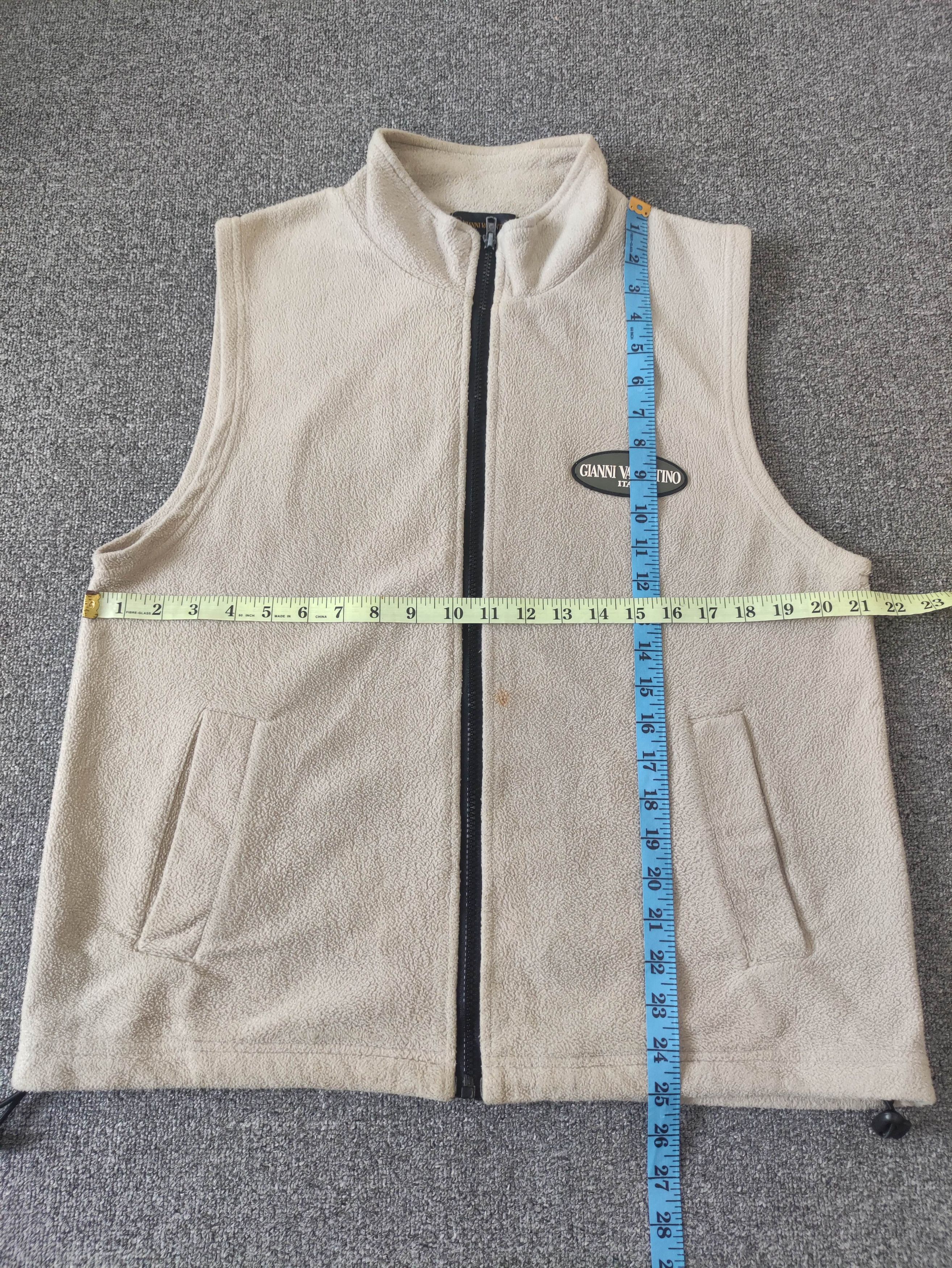 Gianni Valentino Vintage Gianni Valentino Fleece Vest Zipper Size US L / EU 52-54 / 3 - 12 Thumbnail