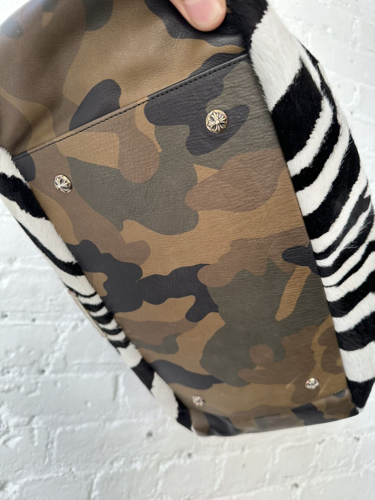 Chrome Hearts Chrome Hearts VIP Zebra XL Cross Patch duffle travel bag Size ONE SIZE - 4 Thumbnail