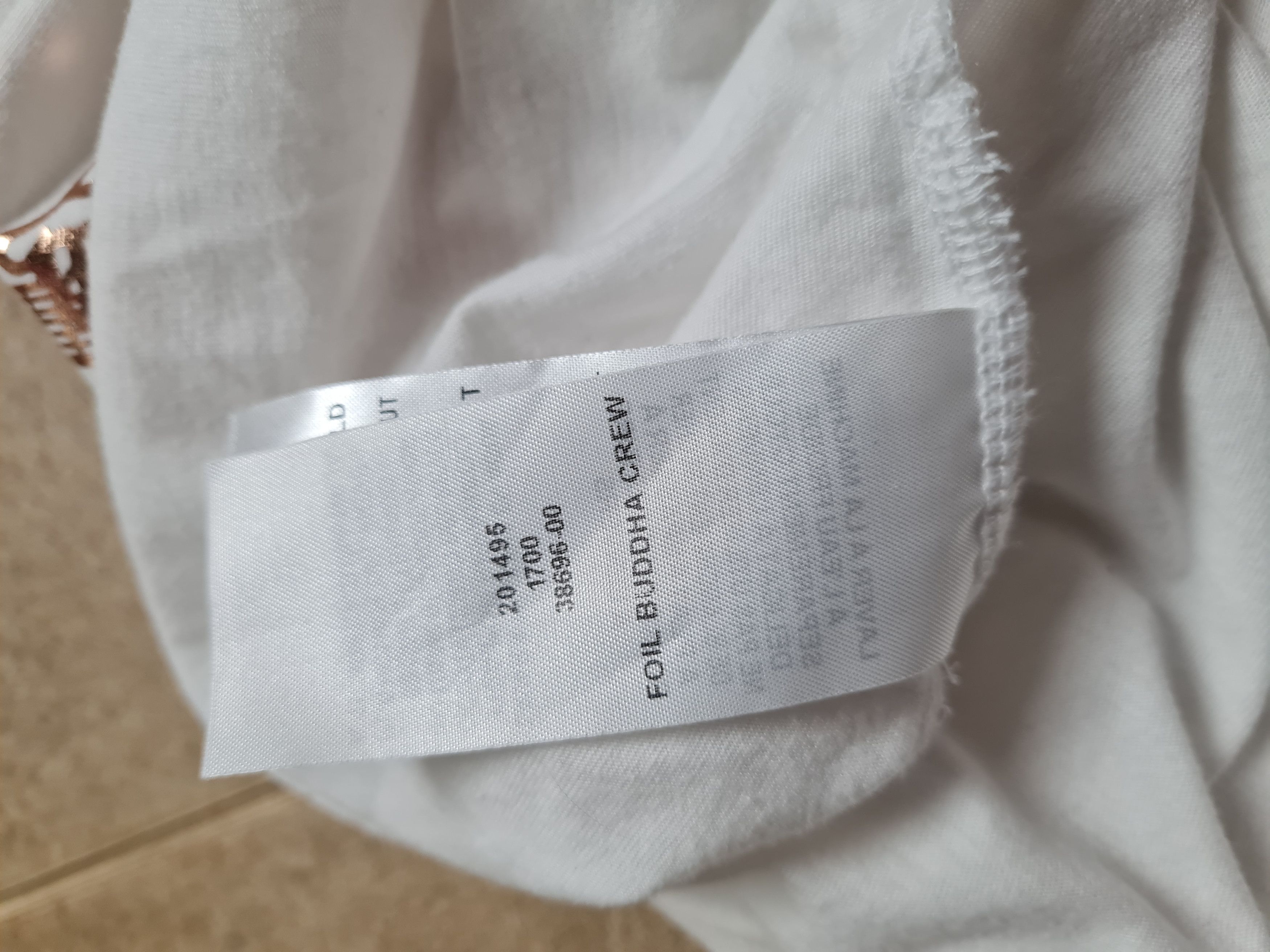 True Religion Womens True Religion White Cotton T-Shirt Crew Neck Logo Size L / US 10 / IT 46 - 9 Thumbnail