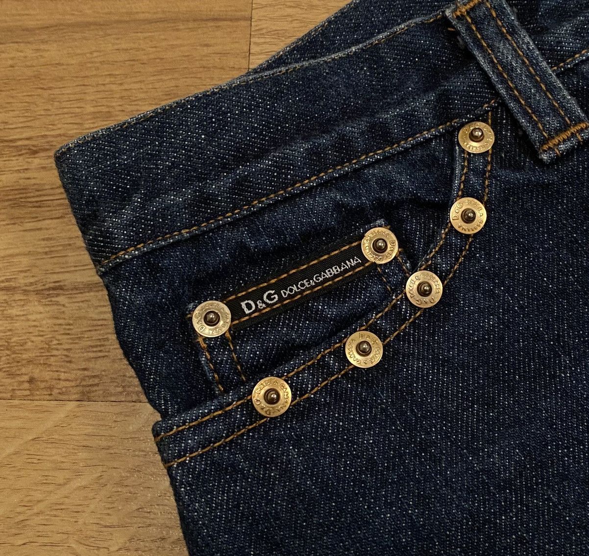 Dolce & Gabbana Dolce & Gabbana Denim Skirt x Vintage x Luxury Size 32" / US 10 / IT 46 - 5 Thumbnail