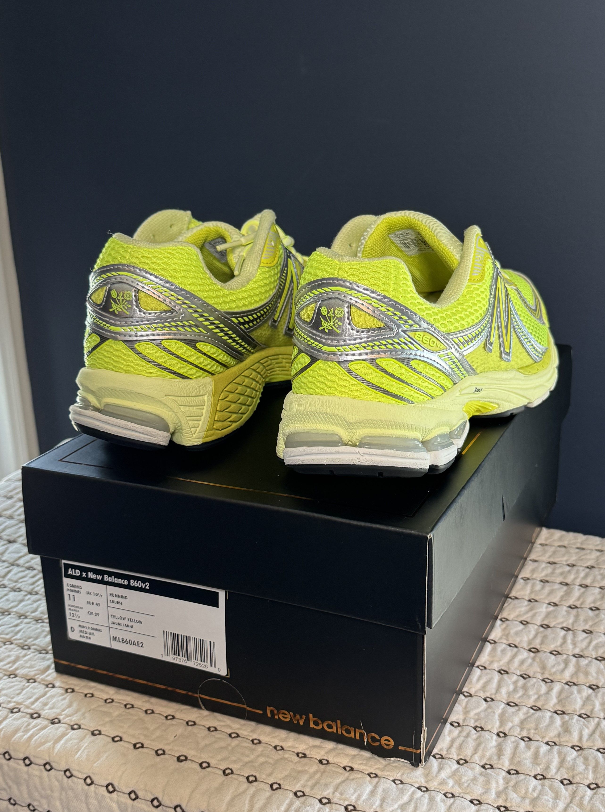 Aime Leon Dore × New Balance 2024 AIME LEON DORE X NEW BALANCE 860V2 YELLOW SIZE 11 Size US 11 / EU 44 - 5 Thumbnail