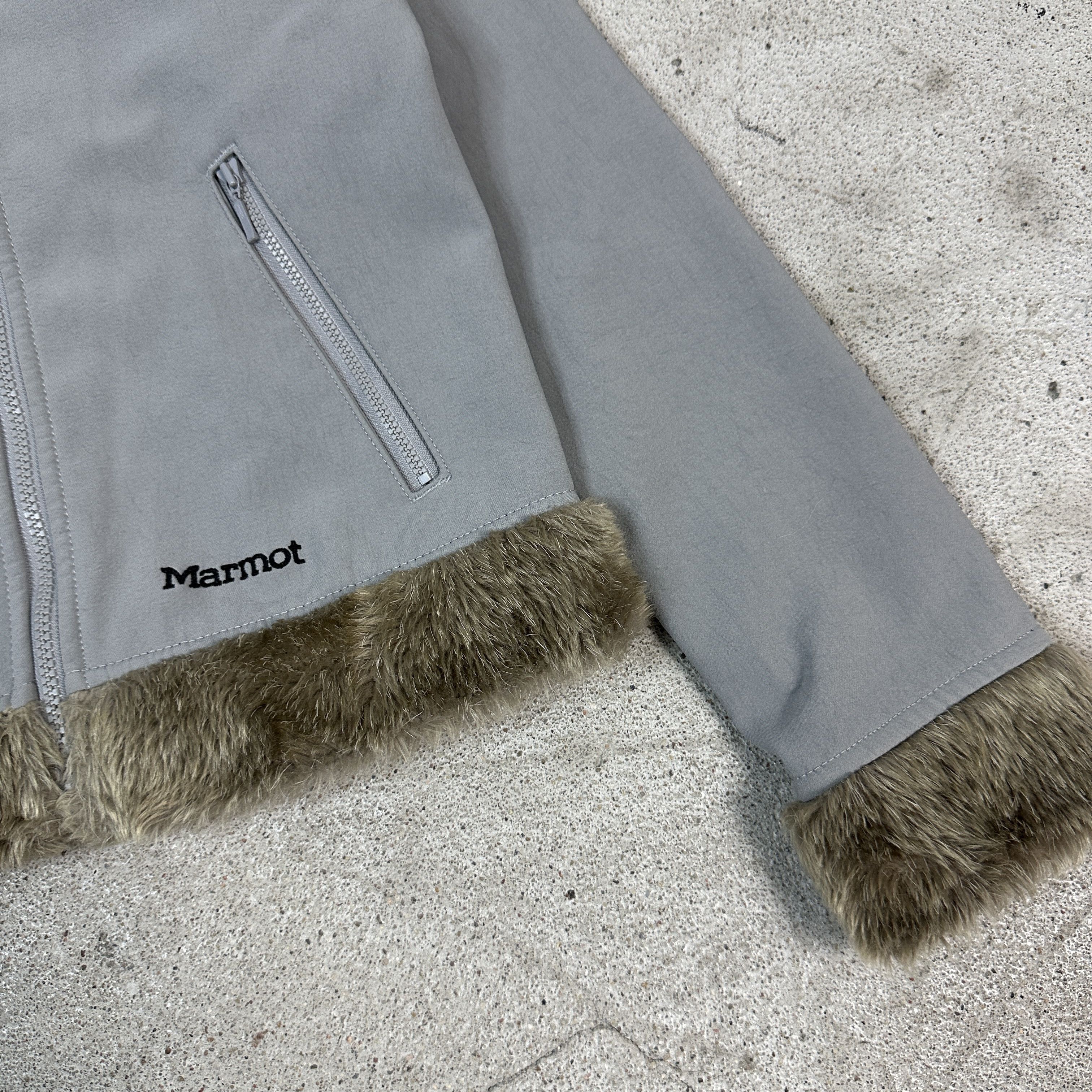 Marmot × Vintage Vintage Streetwear Faux Fur Y2K Casual Marmot Jacket Size XS / US 0-2 / IT 36-38 - 2 Thumbnail