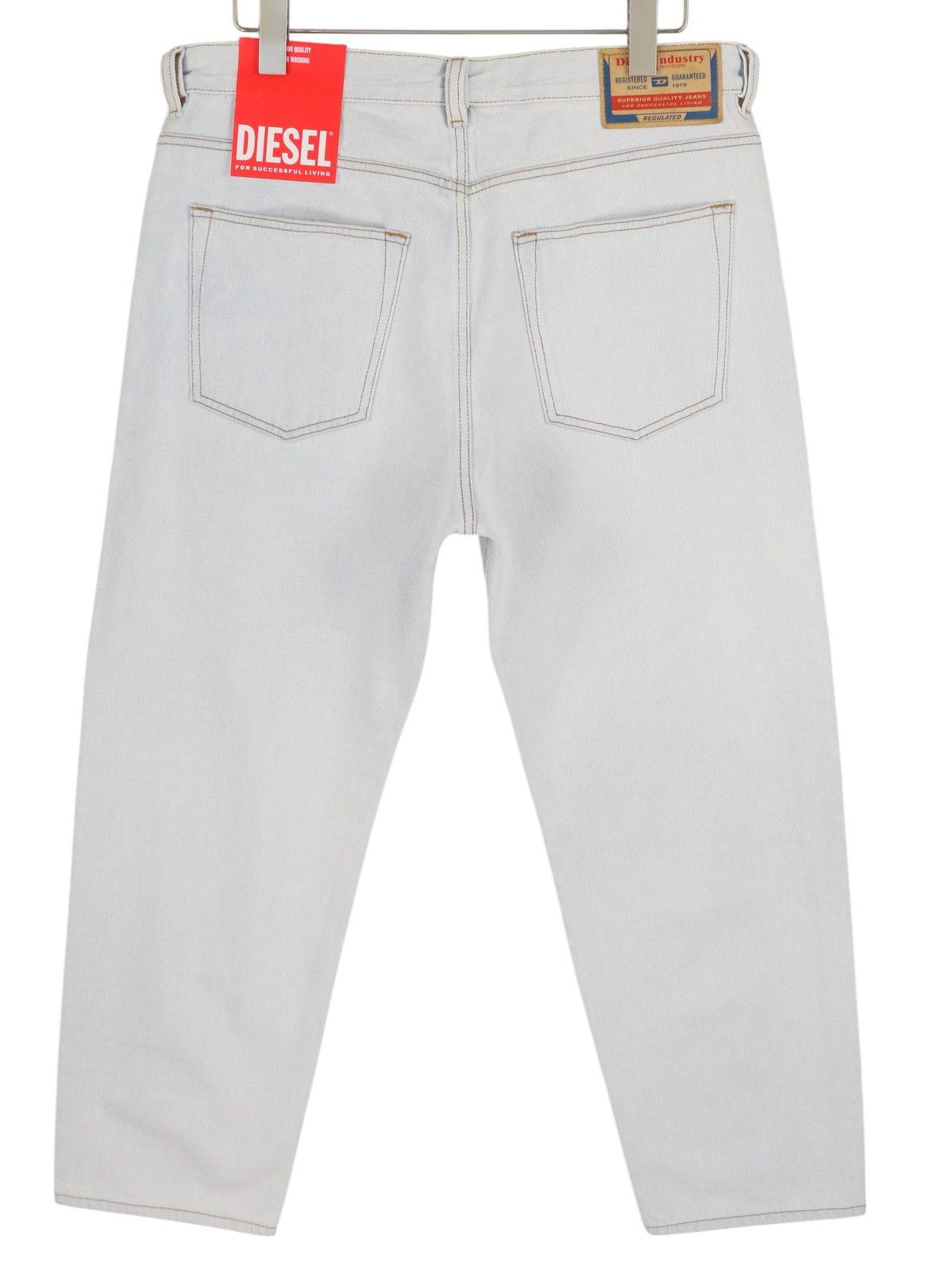 Diesel 2010 0079Z W33/L30 Loose Straight Washed Jeans 40919 Size US 33 - 2 Thumbnail