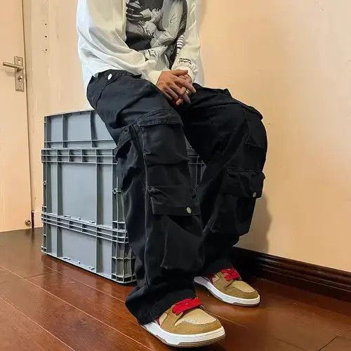 Designer × Japanese Brand × Vintage hiphop y2k camo cargo pants Size US 32 / EU 48 - 4 Thumbnail
