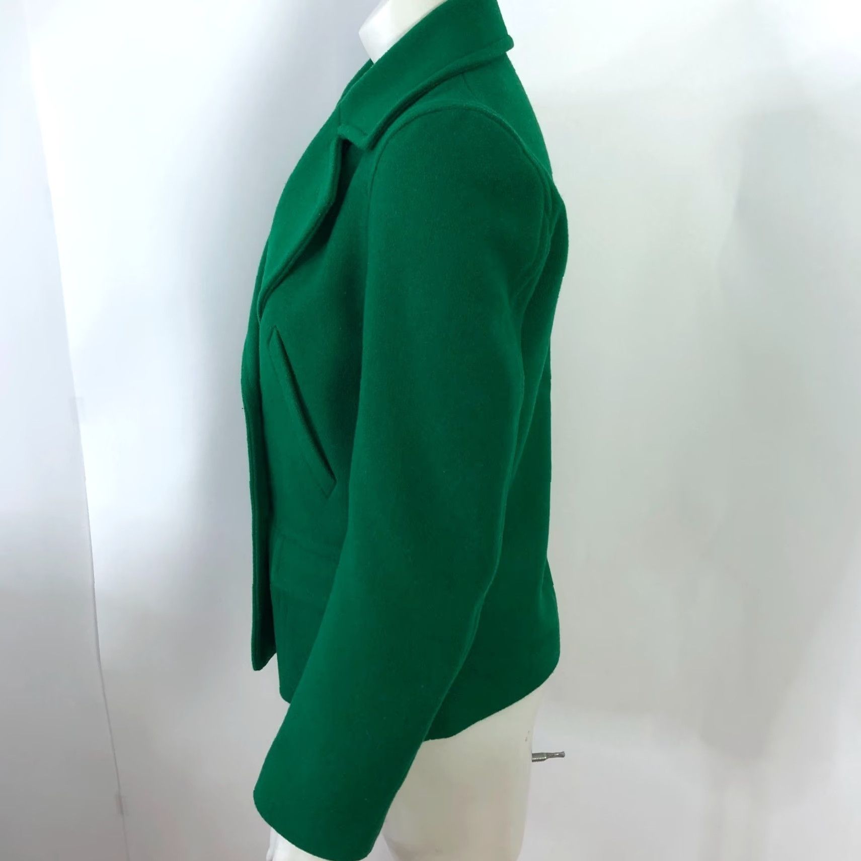 Lacoste Lacoste Blazer Jacket Wool Blend Double Breasted Green XS Women Regular Military/Business/Formal Style Blazer US XS Size XS / US 0-2 / IT 36-38 - 2 Thumbnail
