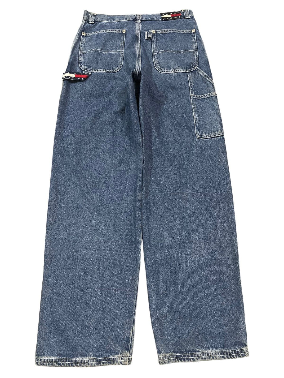 Tommy Hilfiger Vintage Tommy Hilfiger Carpenter Style Baggy Jeans Size US 27 - 1 Thumbnail