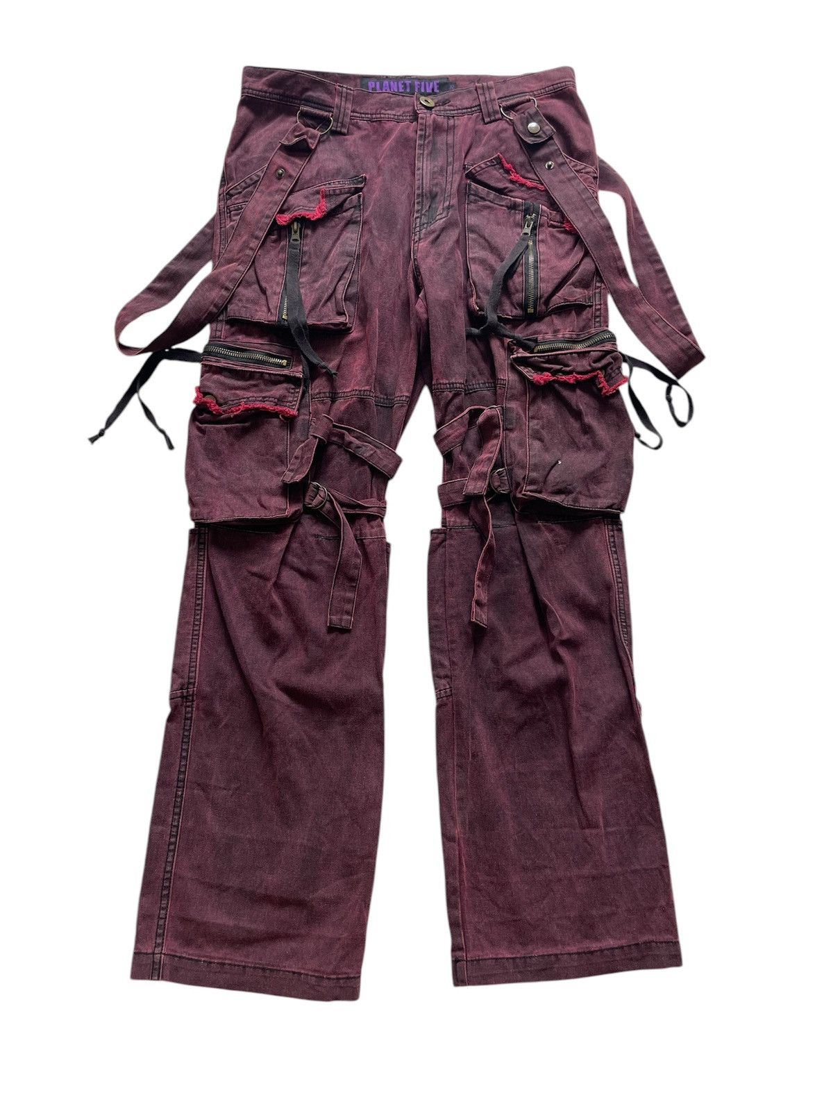Japanese Brand Vintage Japanese Brand Parachute Bondage Cargo Pant Size US 32 / EU 48 - 1 Thumbnail