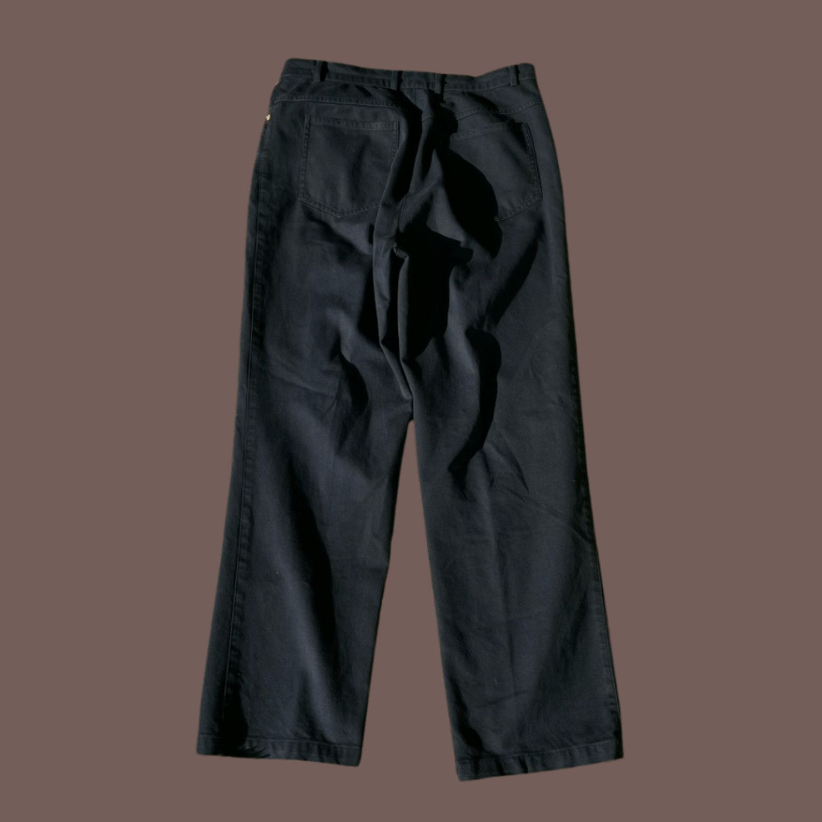 St. John VTG Wide‑Leg High Rise Jeans | St. John Sport Black Size 12 Size 34" / US 12 / IT 48 - 2 Thumbnail