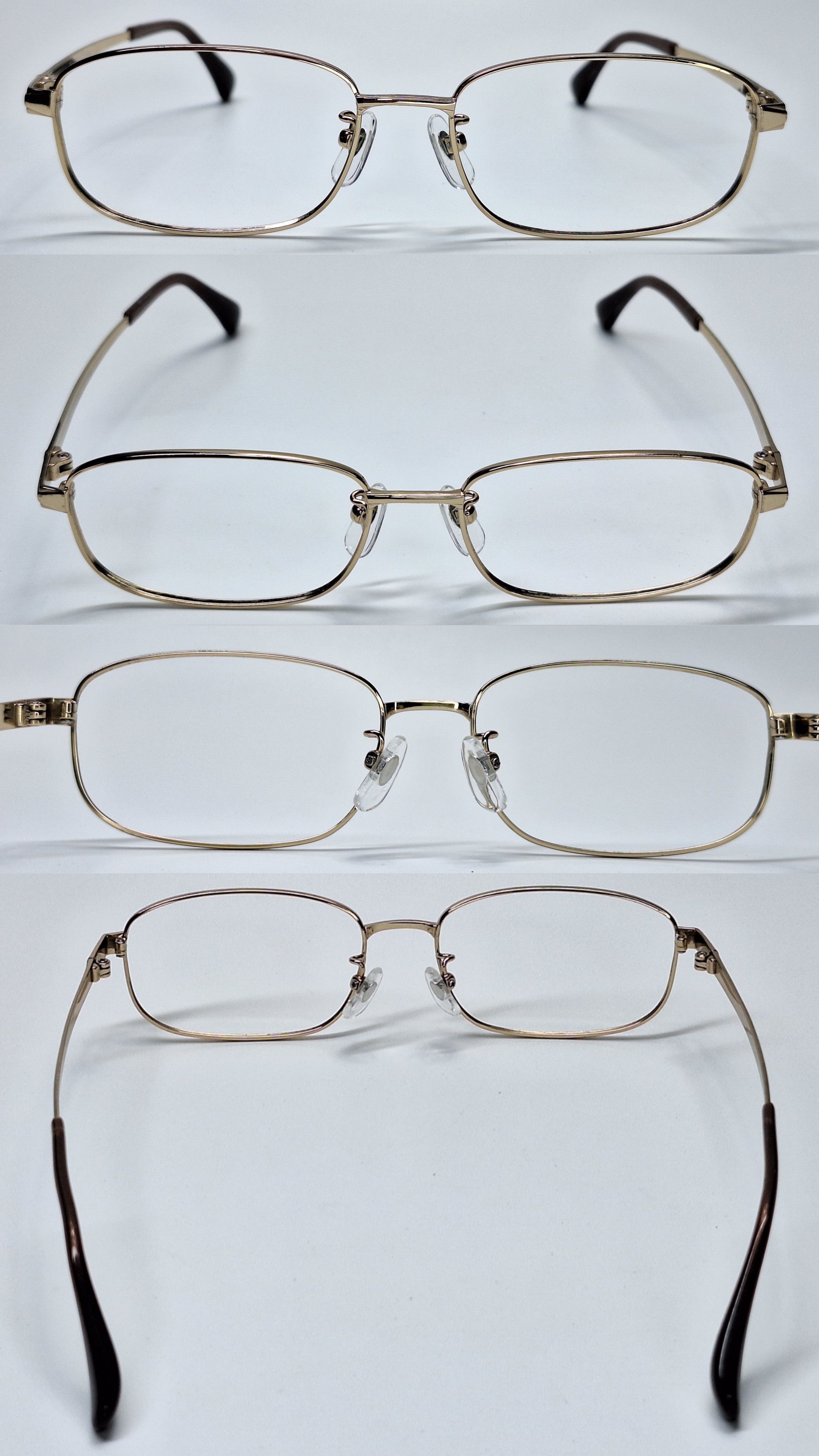 Other Status Club S-639 Pure Titanium Square Eyeglasses Frames 90s Size ONE SIZE - 3 Thumbnail