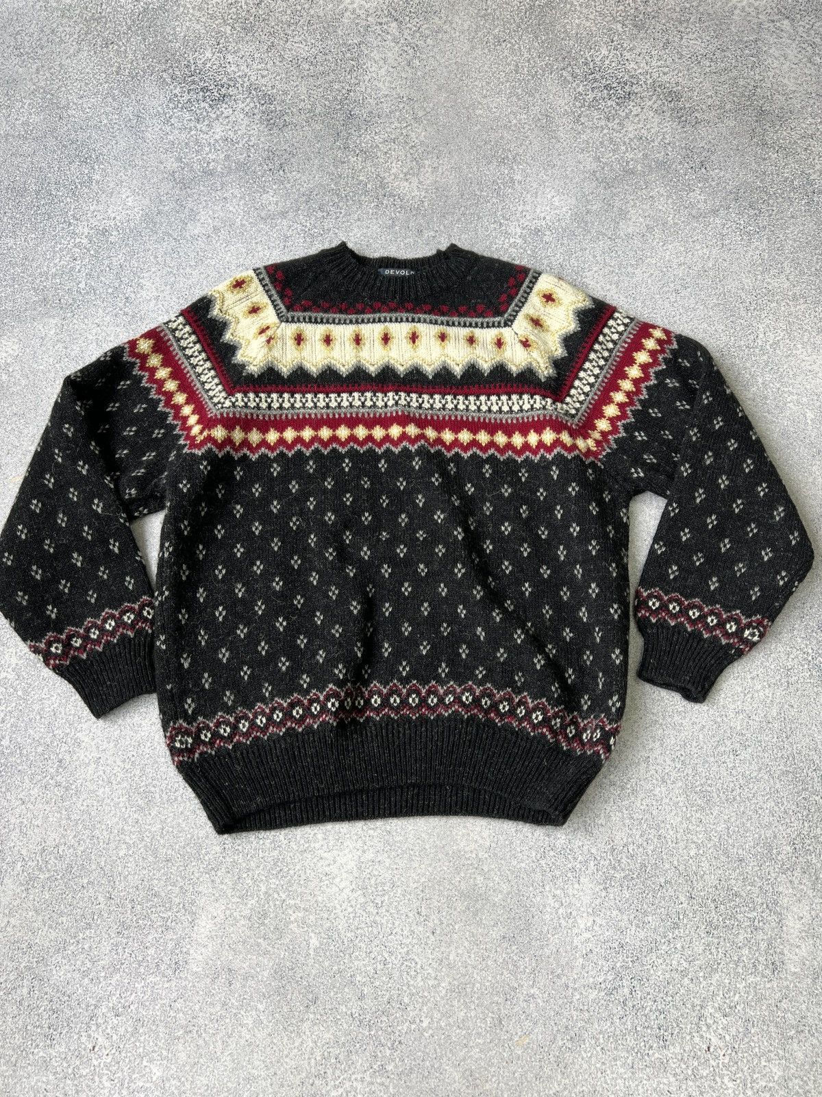Vintage Vintage Devold By Olmes Carretti wool sweater 90s style Size US L / EU 52-54 / 3 - 2 Thumbnail